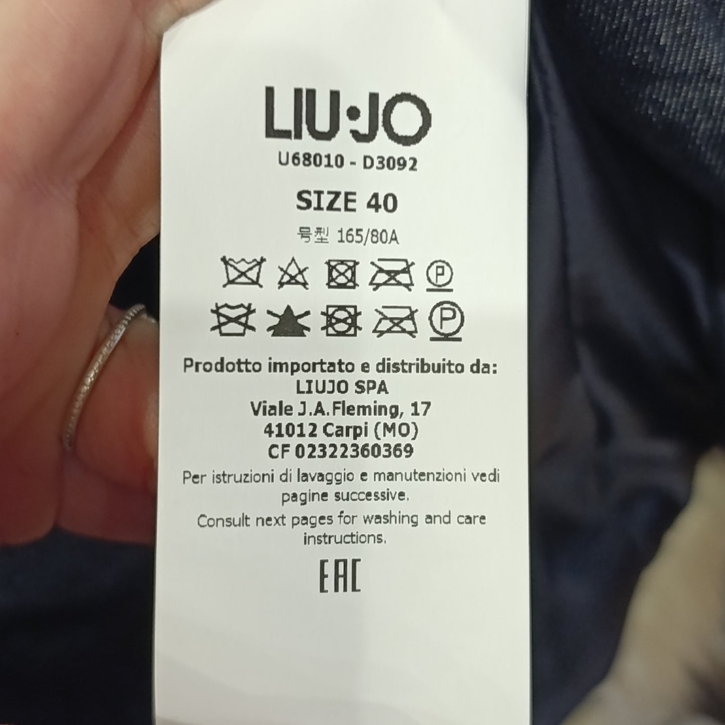 Parka Liu Jo denim tg 40