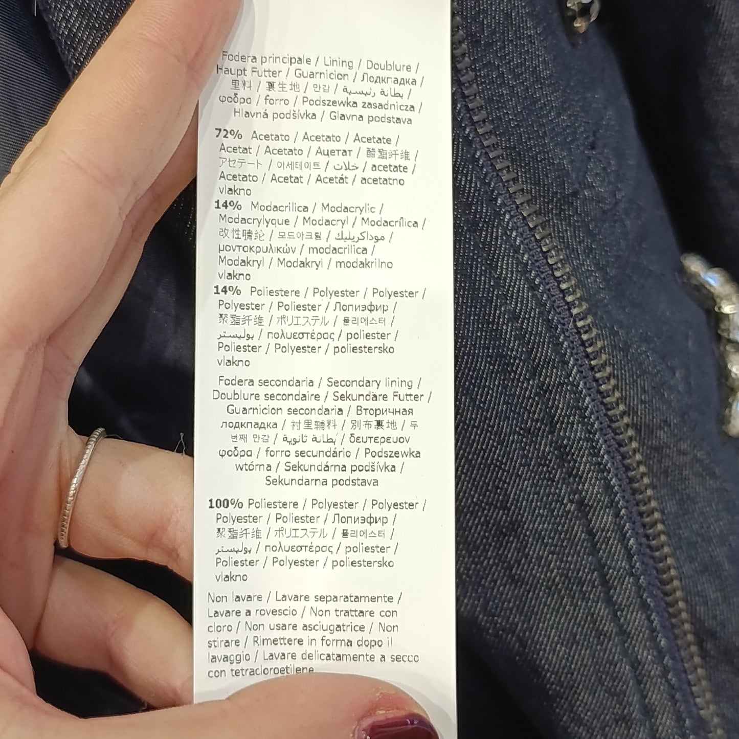 Parka Liu Jo denim tg 40