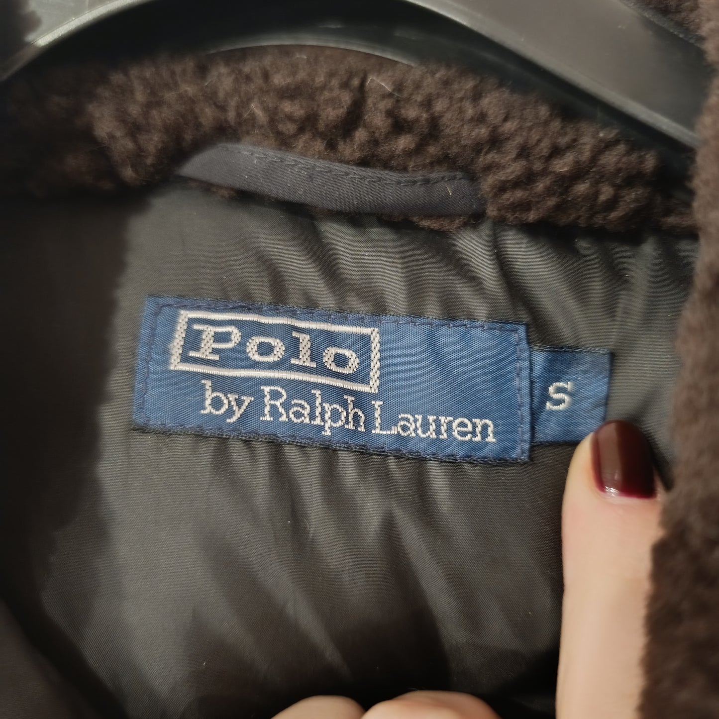 Piumino Polo Ralph Lauren nero tg S