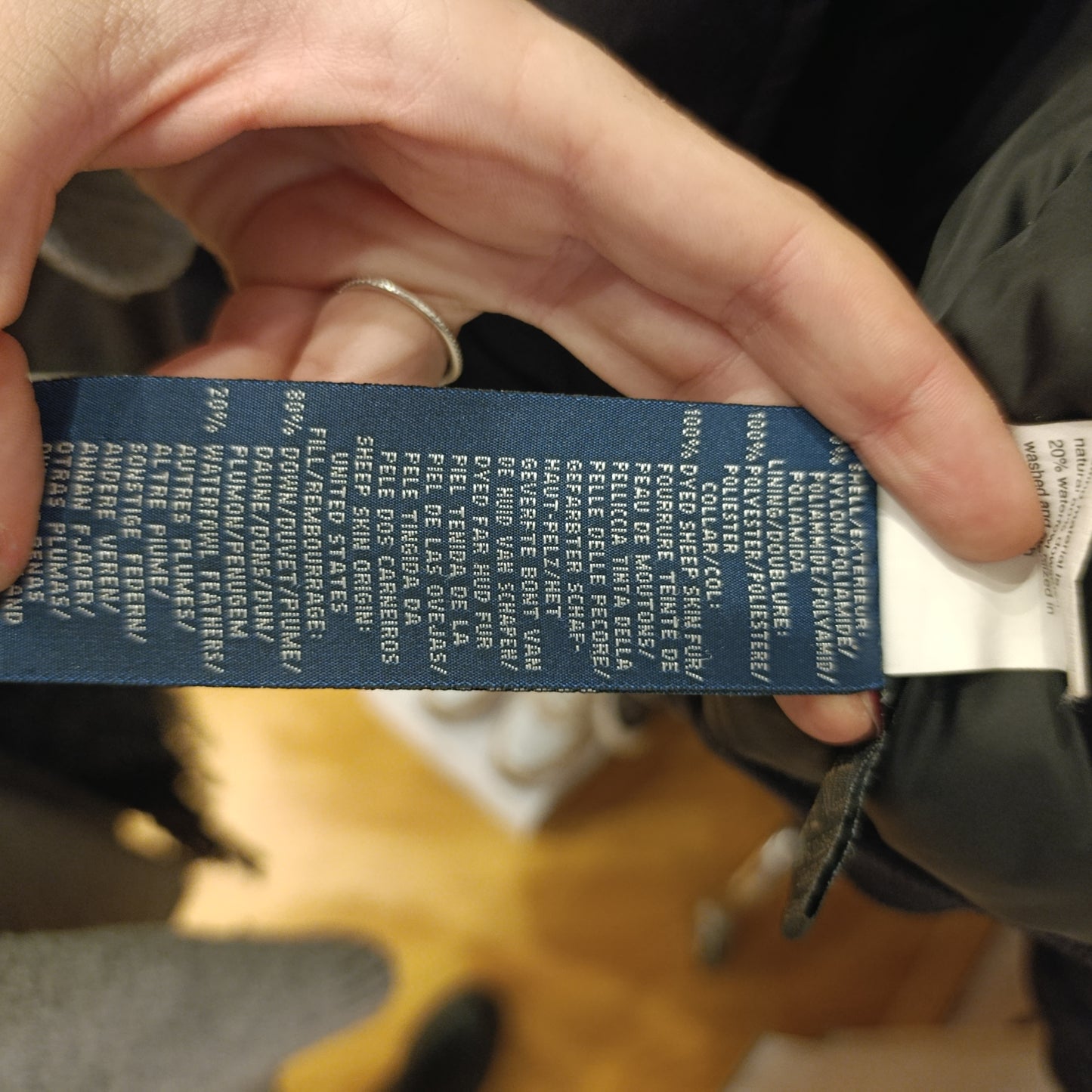 Piumino Polo Ralph Lauren nero tg S