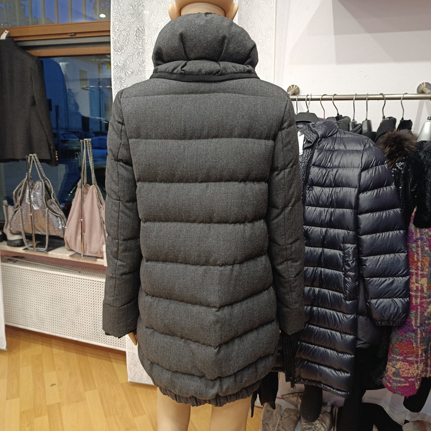 Moncler antracite tg 0 XS/S