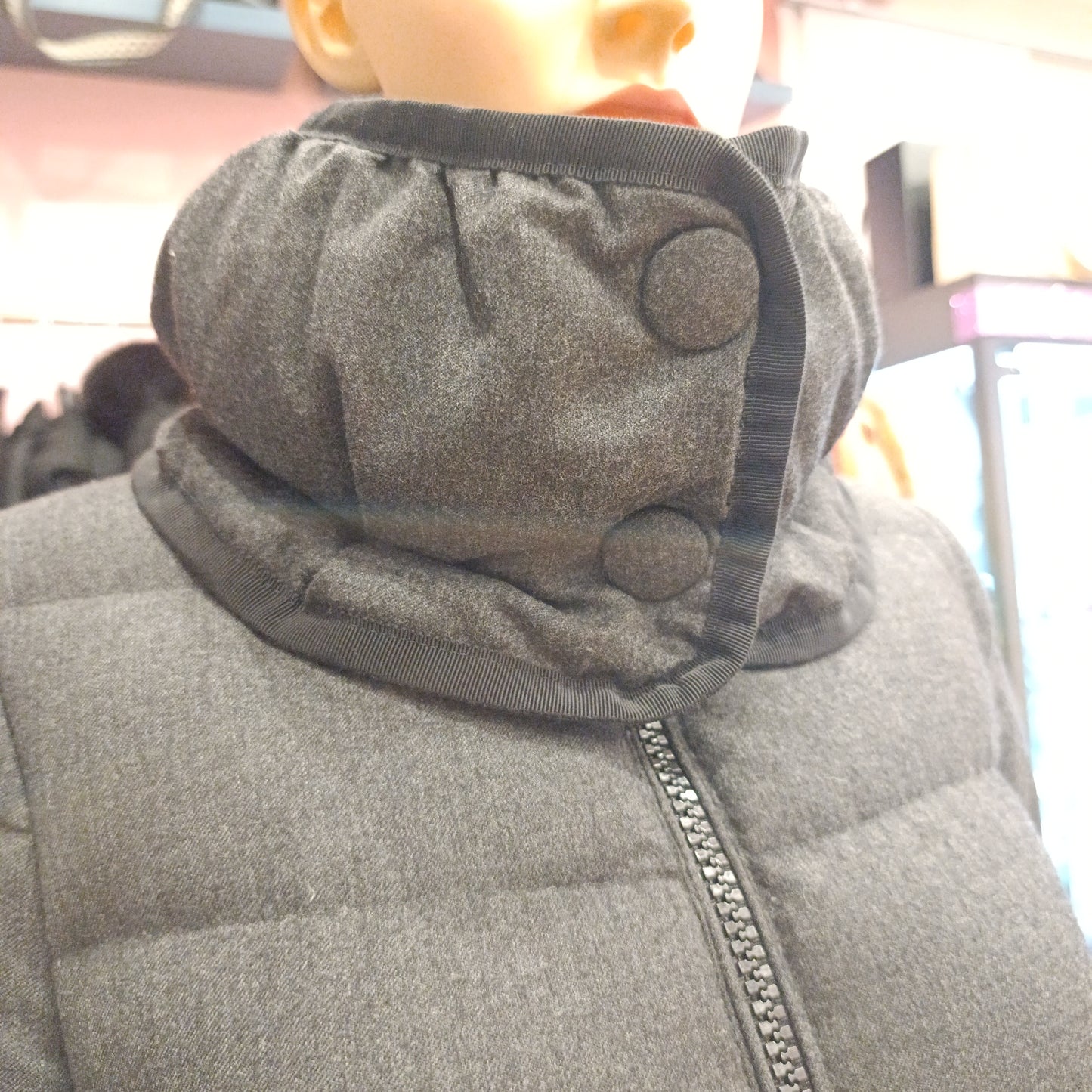 Moncler antracite tg 0 XS/S