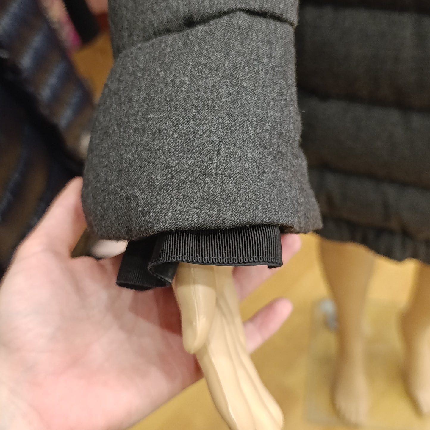 Moncler antracite tg 0 XS/S