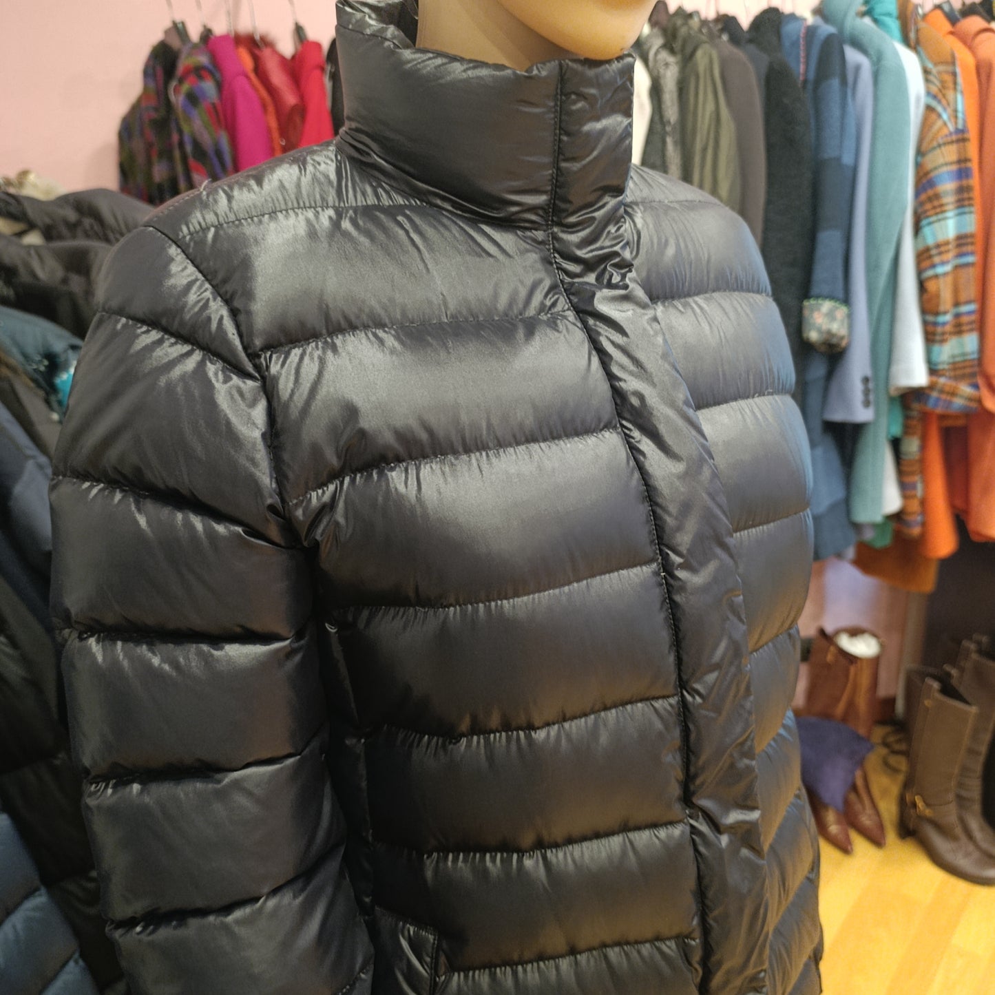 Piumino nero Aspesi tg XS