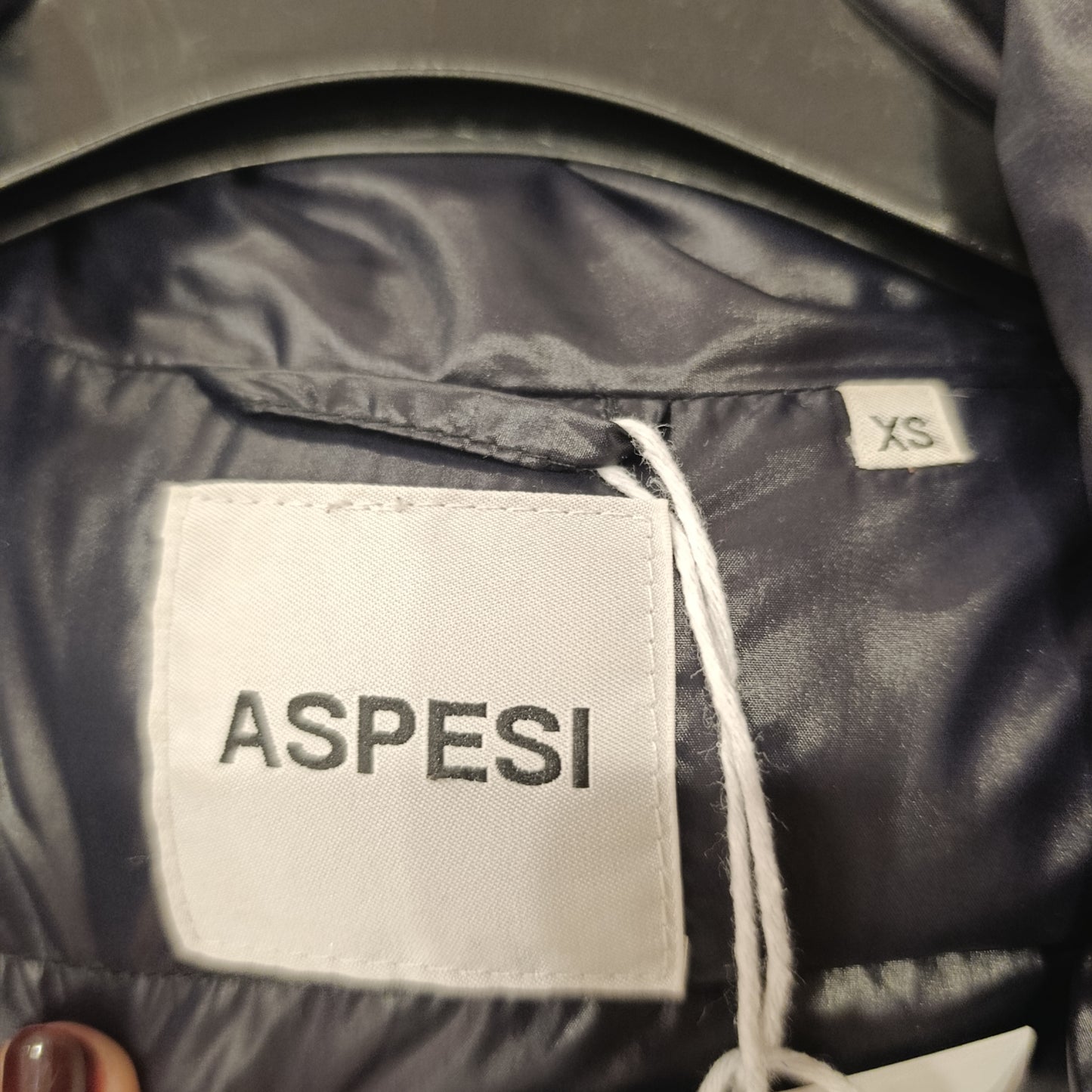 Piumino nero Aspesi tg XS