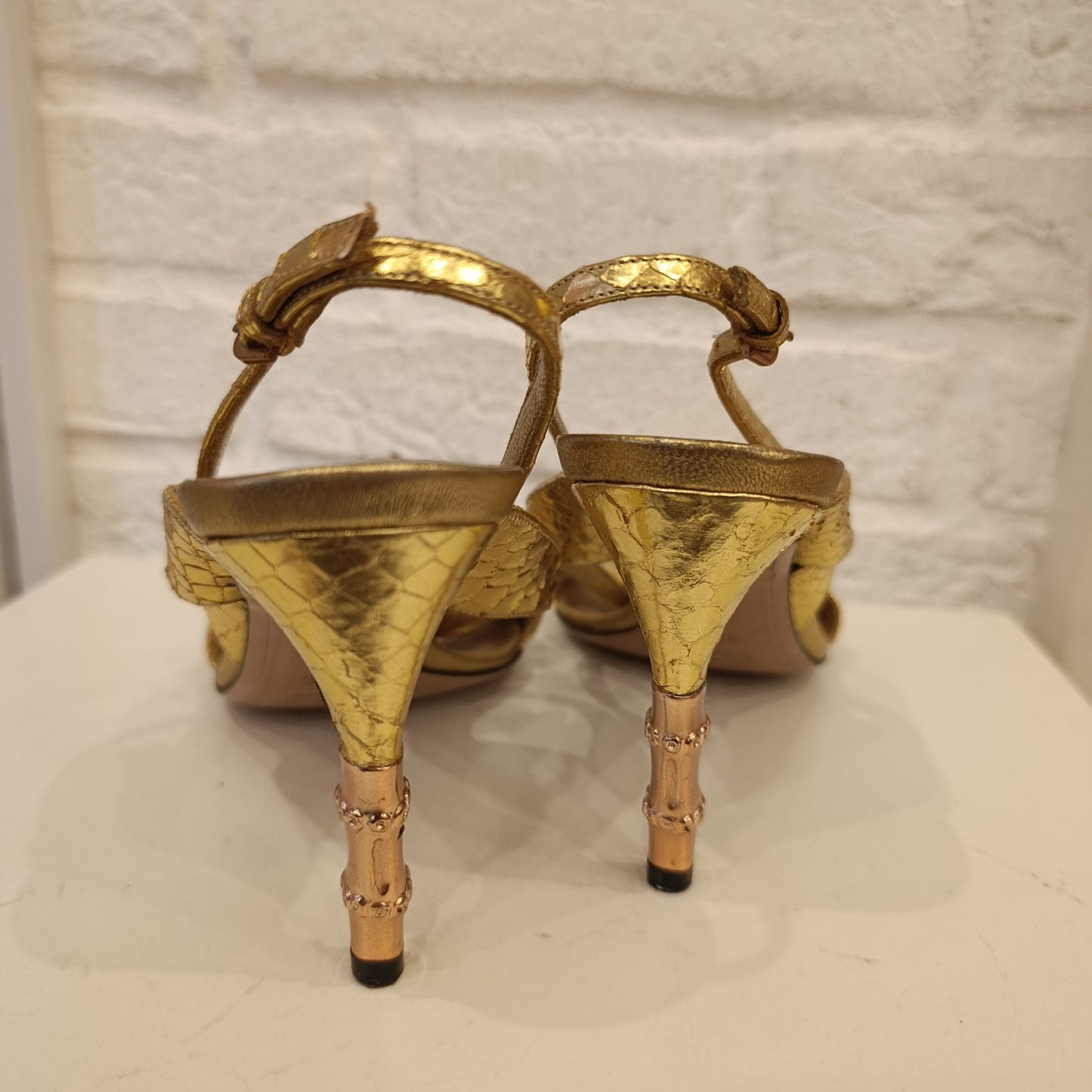 Tacchi Gucci n*37c dorati