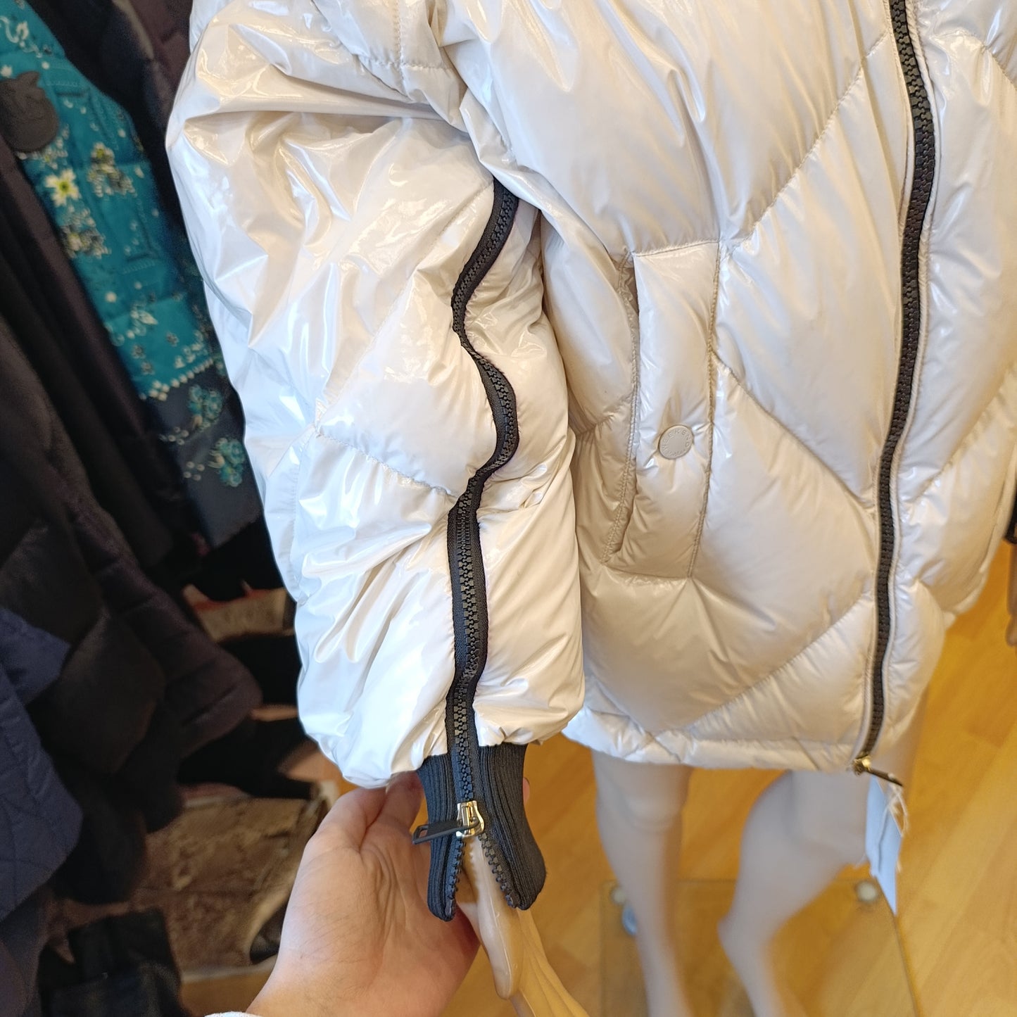 Piumino bianco MaxMara tg 42