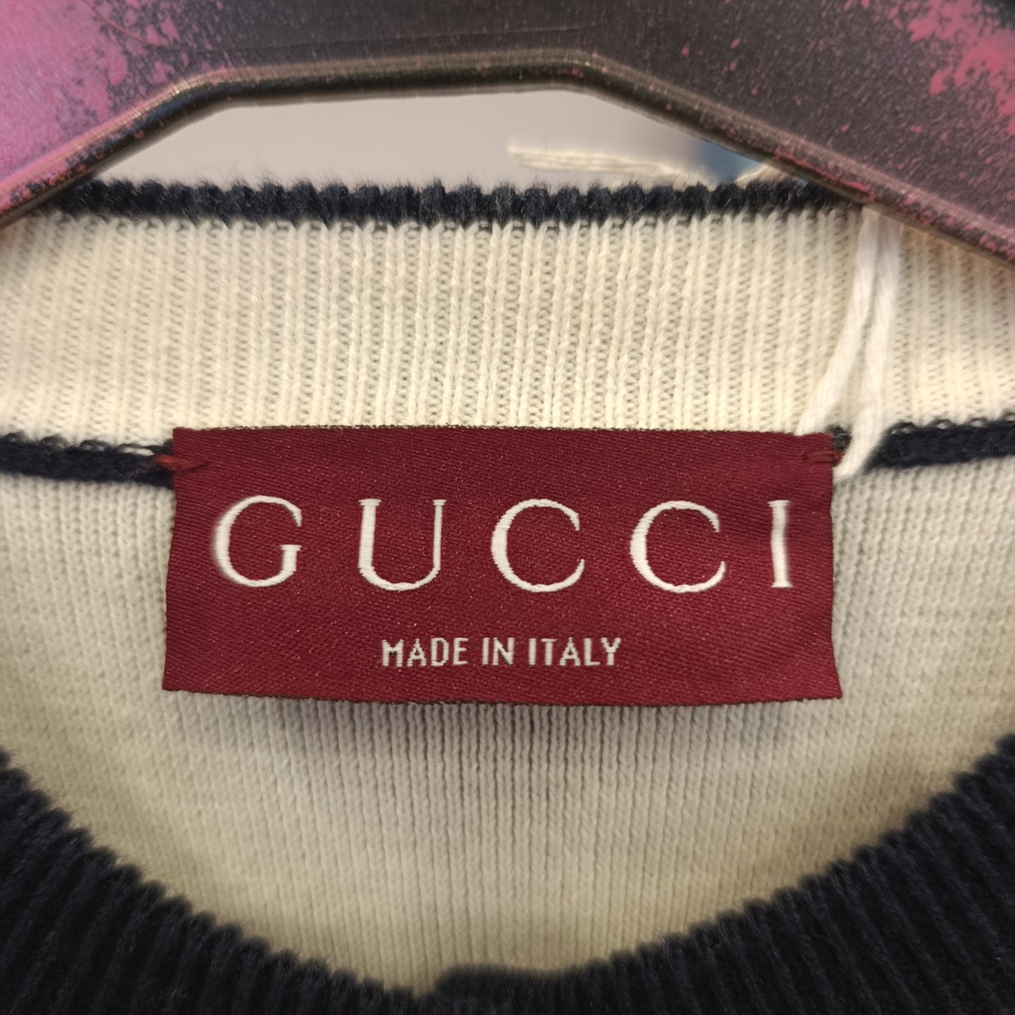 Cardigan blu Gucci tg L ridotta