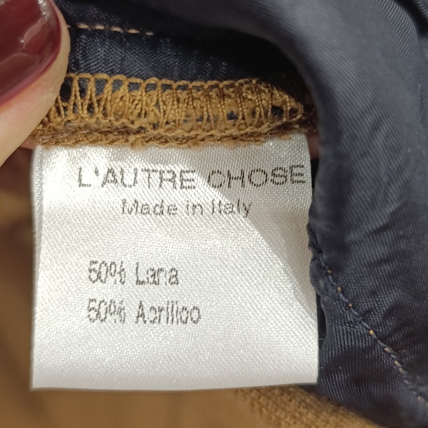 Pantalone cammello L'Autre Chose tg S