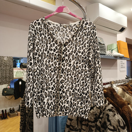Cardigan leopardato Liu Jo tg 44
