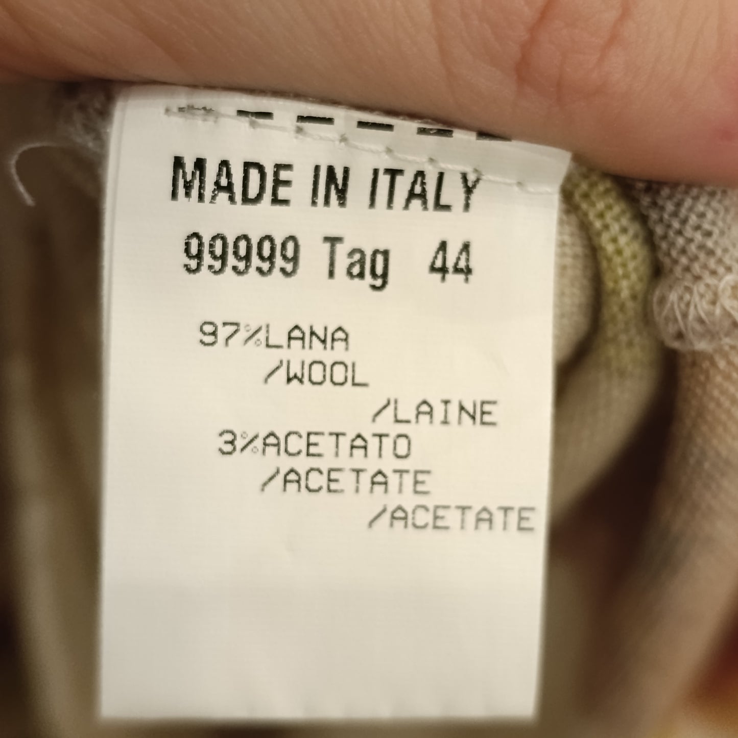 Sottogiacca e cardigan panna floreale Gabriele Botto tg 44