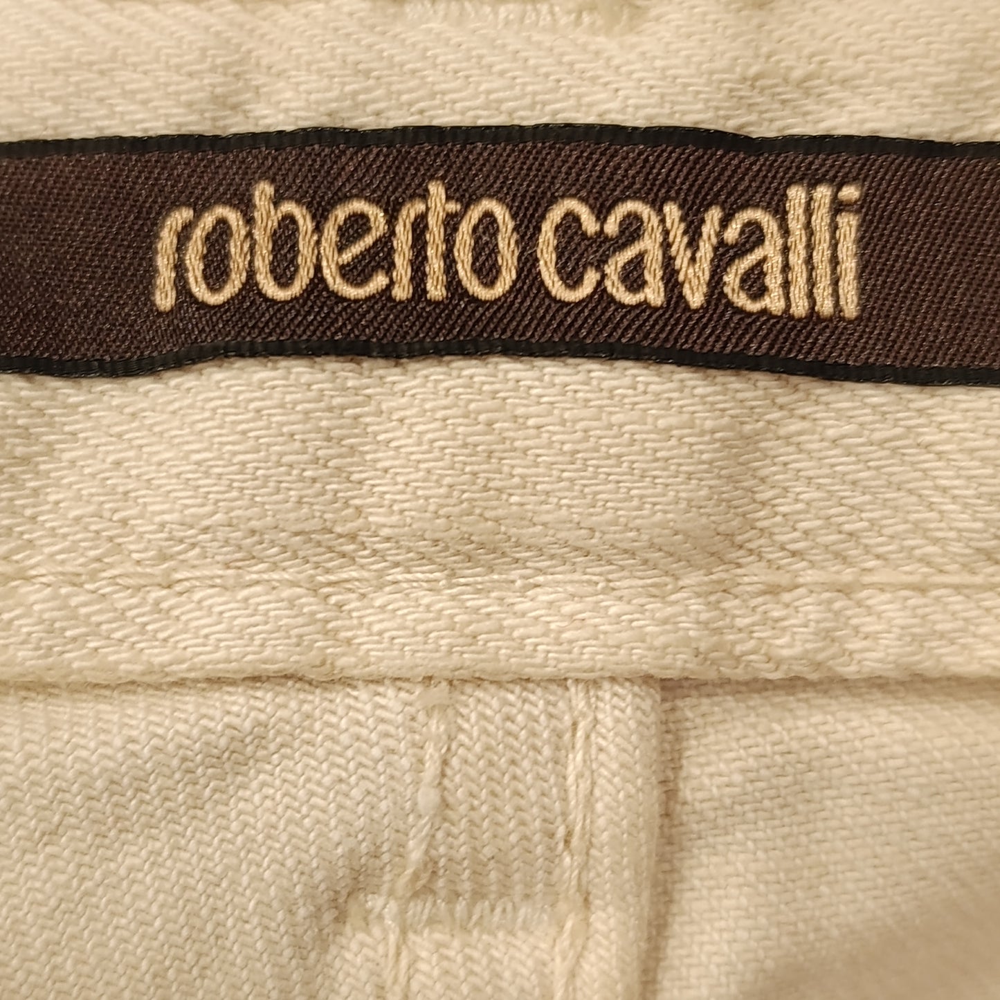 Jeans panna Roberto Cavalli tg 38