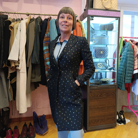 Giacca Versace tg 42 leggermente ridotta inserti lurex