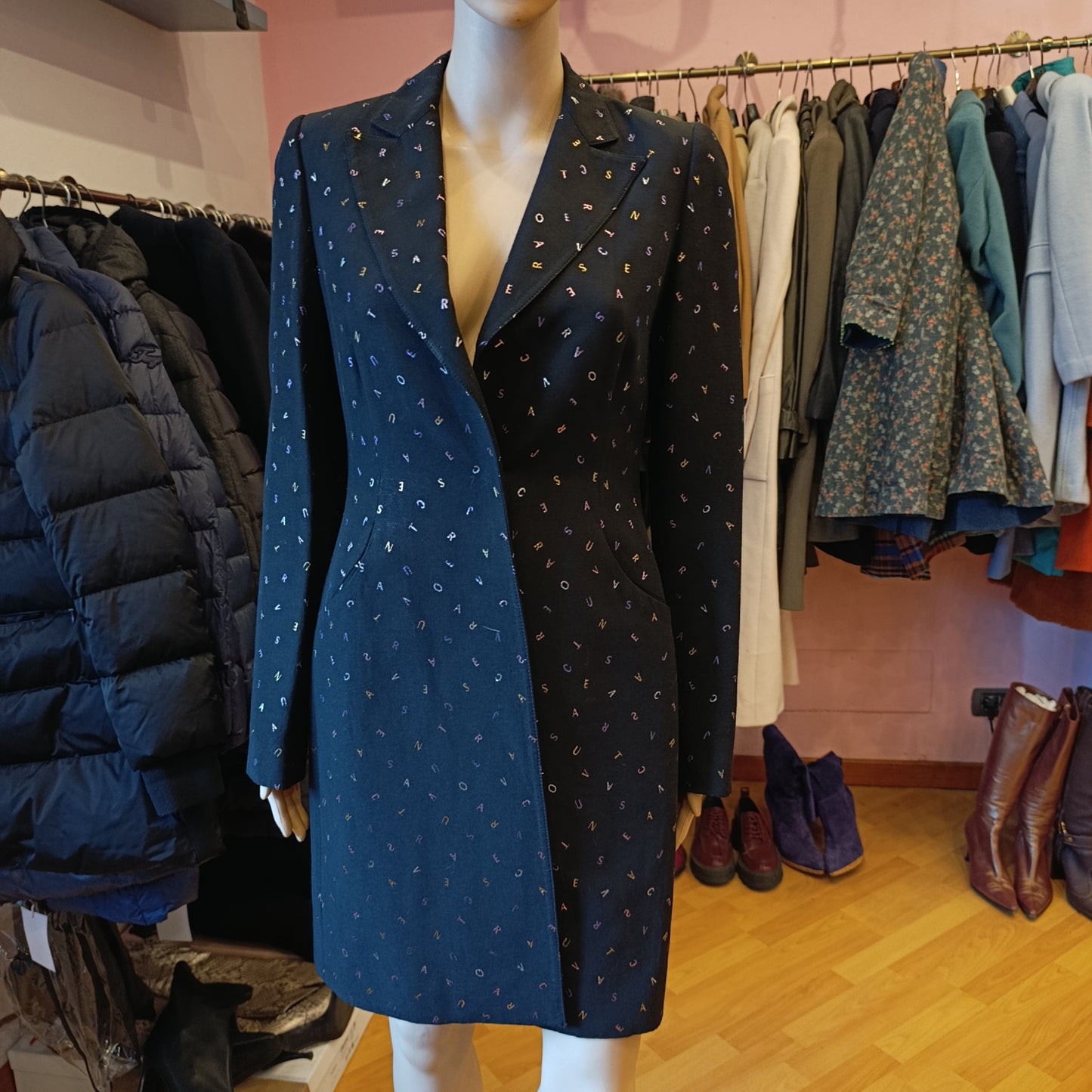 Giacca Versace tg 42 leggermente ridotta inserti lurex