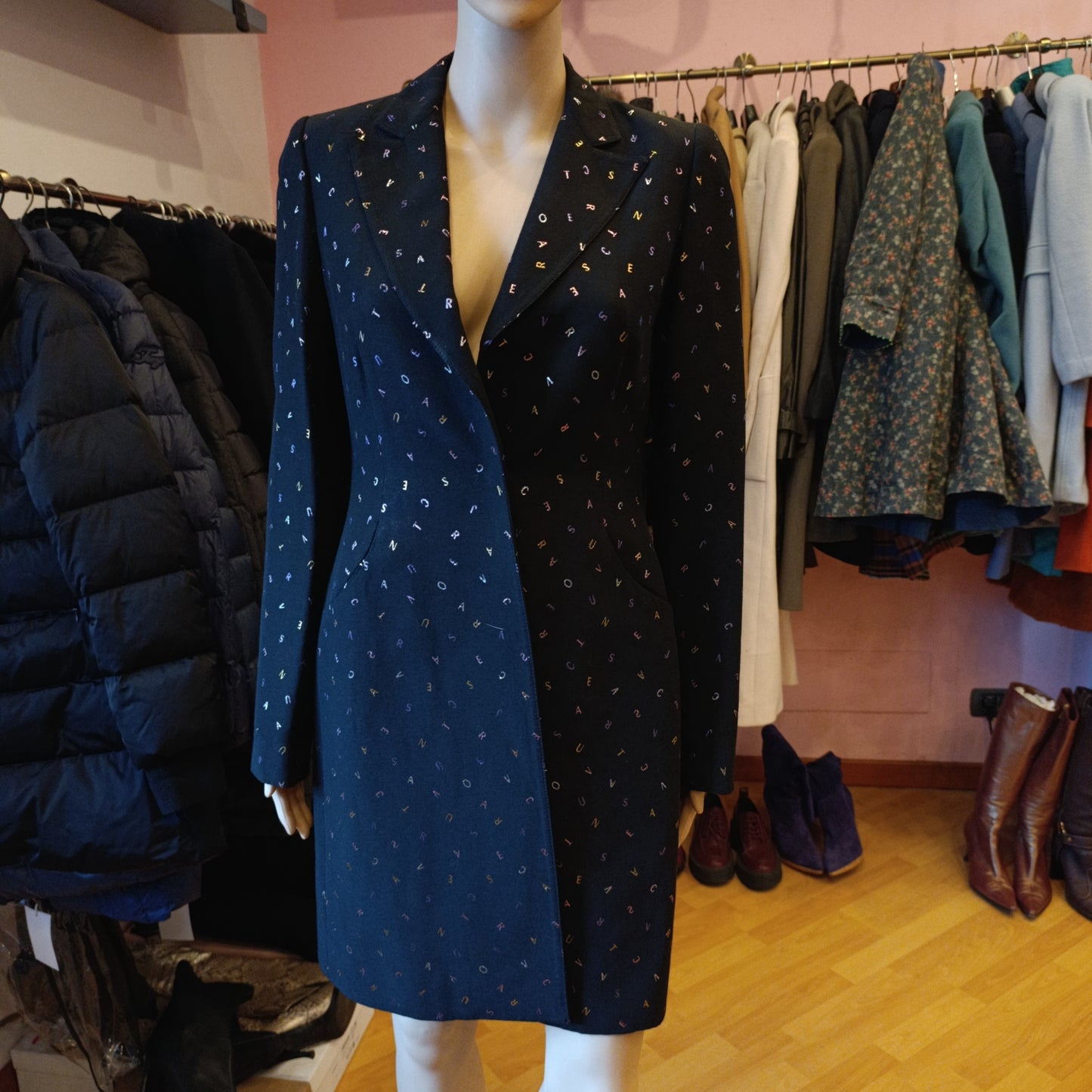 Giacca Versace tg 42 leggermente ridotta inserti lurex