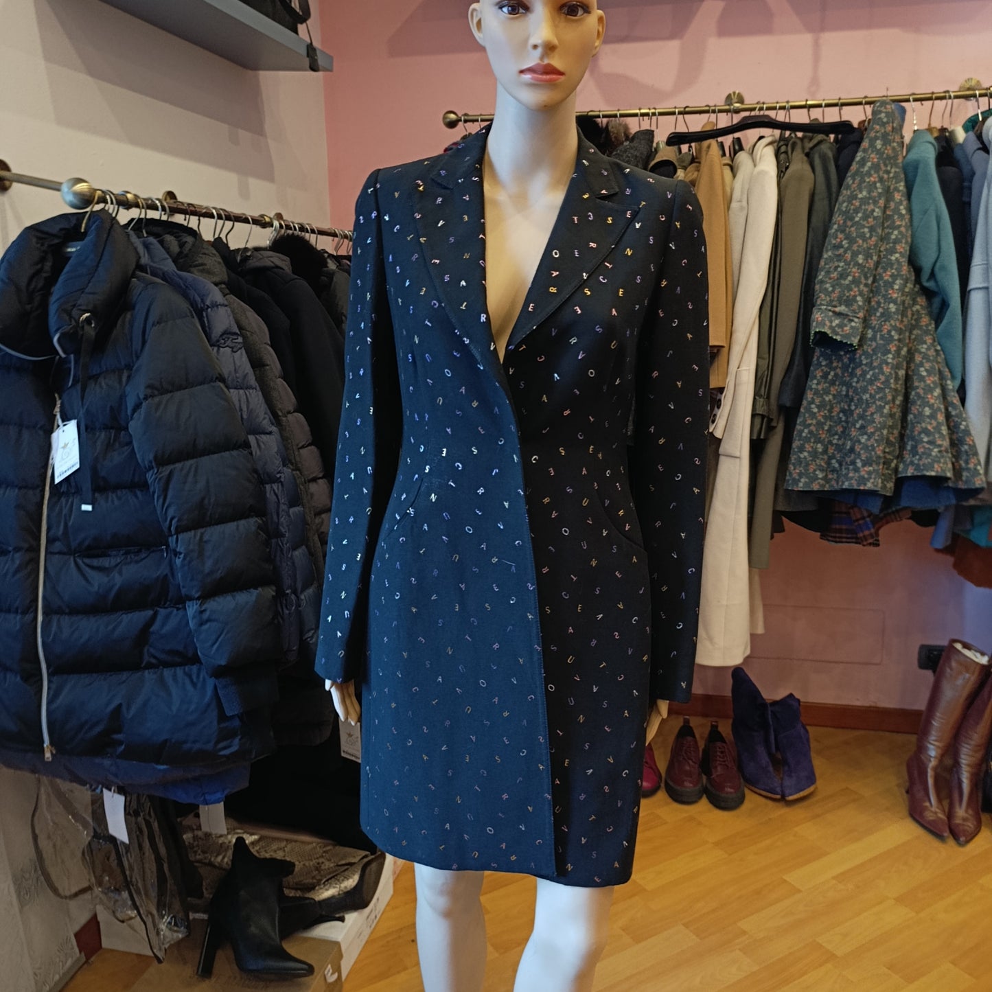 Giacca Versace tg 42 leggermente ridotta inserti lurex