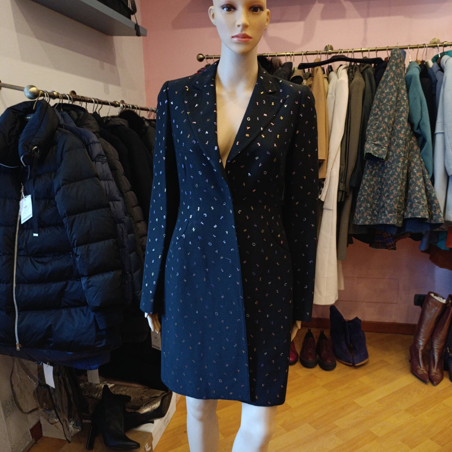 Giacca Versace tg 42 leggermente ridotta inserti lurex