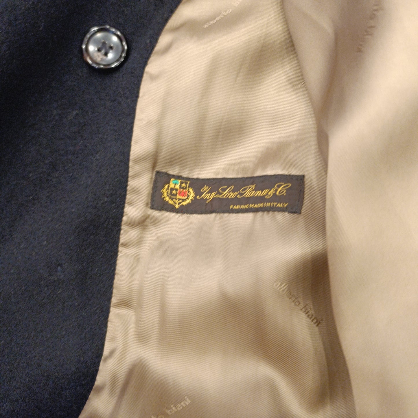 Cappotto Alberto Biani tessuto Loro Piana tg S/M