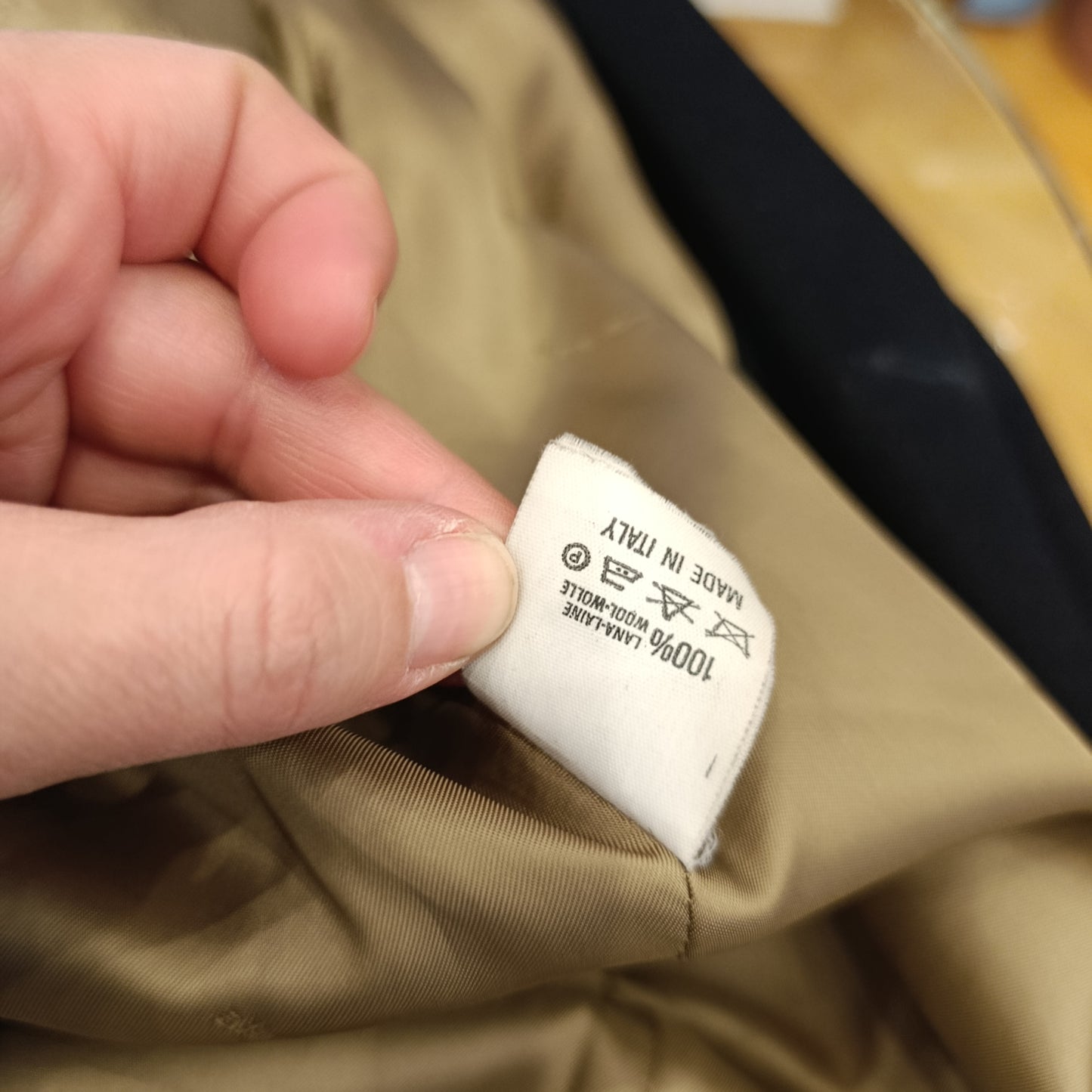 Cappotto Alberto Biani tessuto Loro Piana tg S/M