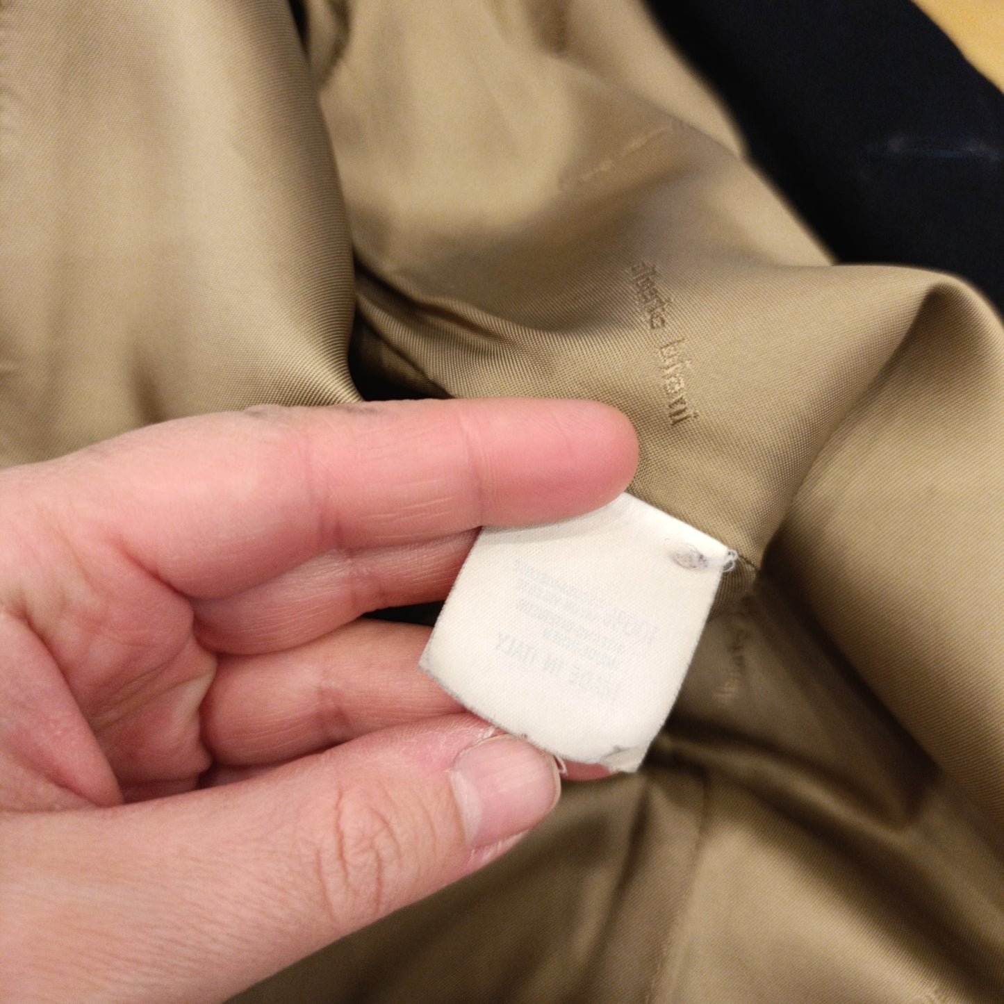 Cappotto Alberto Biani tessuto Loro Piana tg S/M