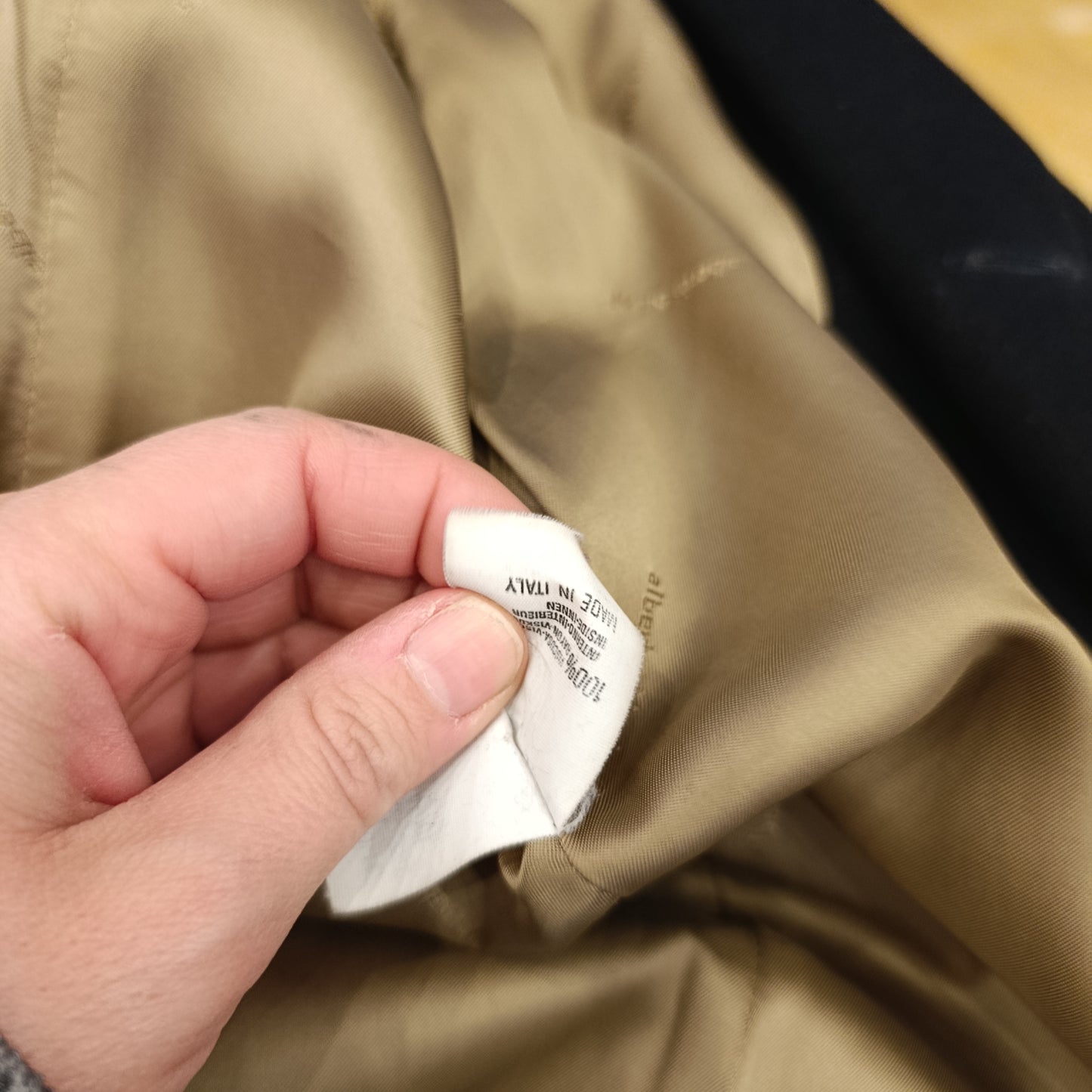 Cappotto Alberto Biani tessuto Loro Piana tg S/M