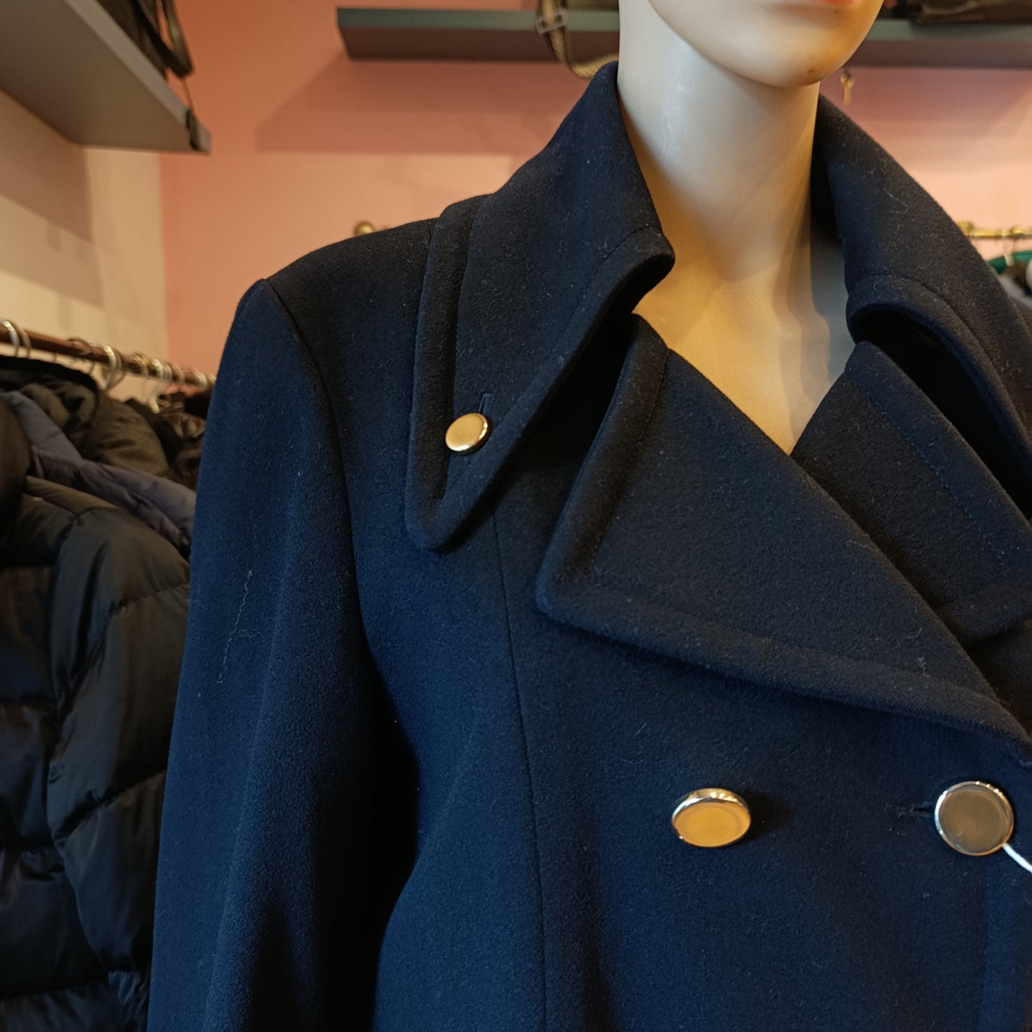 Cappotto Alberto Biani tessuto Loro Piana tg S/M