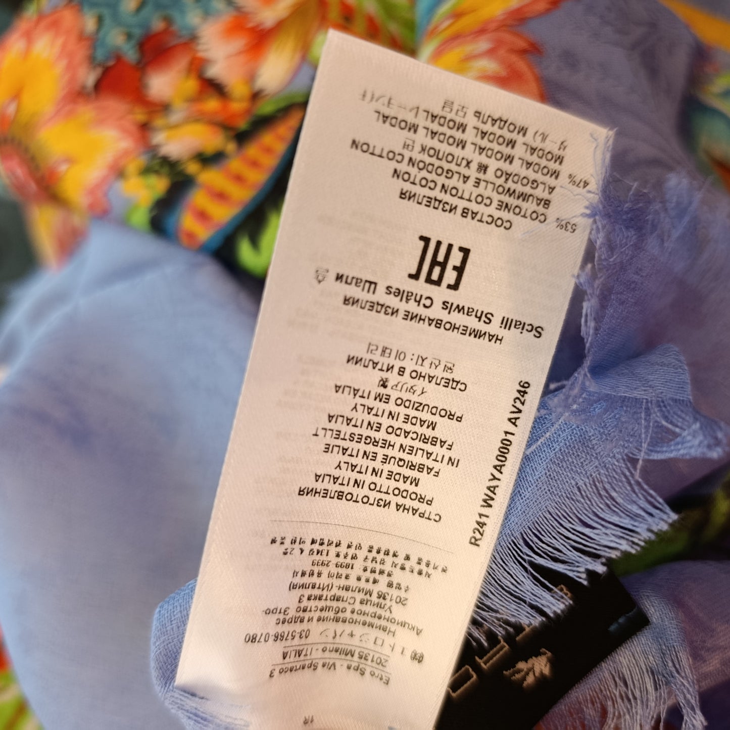 Sciarpa Etro floreale