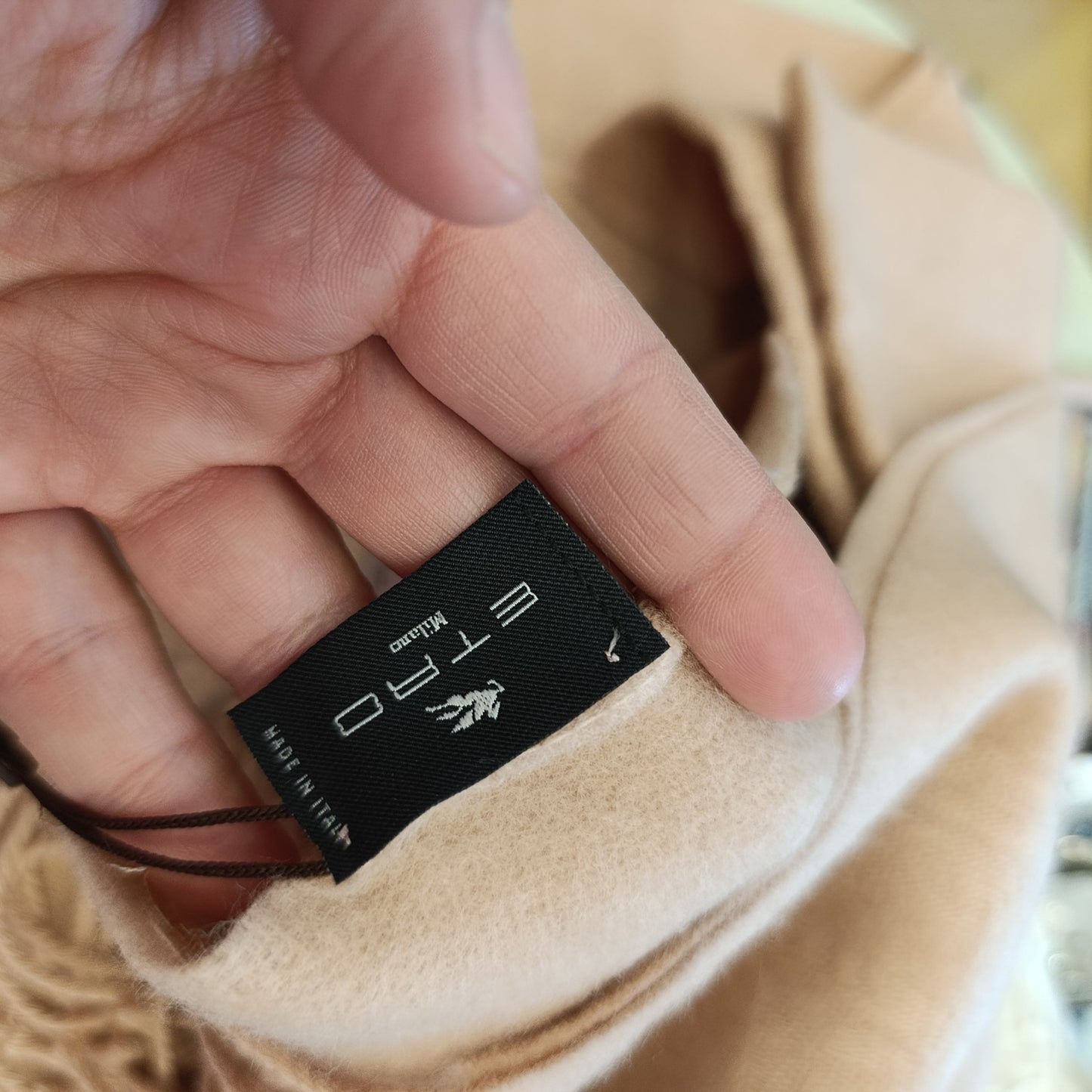 Sciarpa rosa Etro puro cashmere nuova