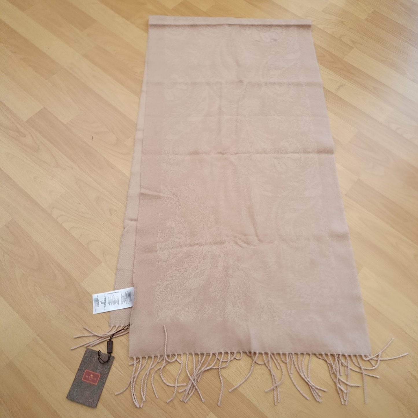 Sciarpa rosa Etro puro cashmere nuova