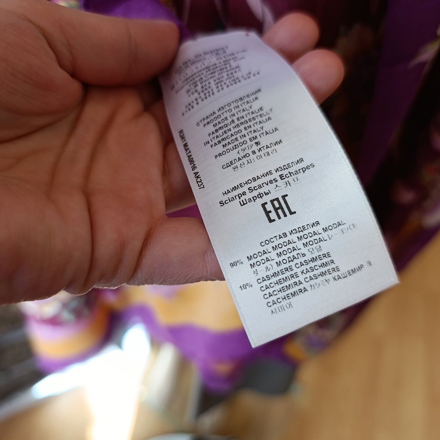 Sciarpa Etro floreale