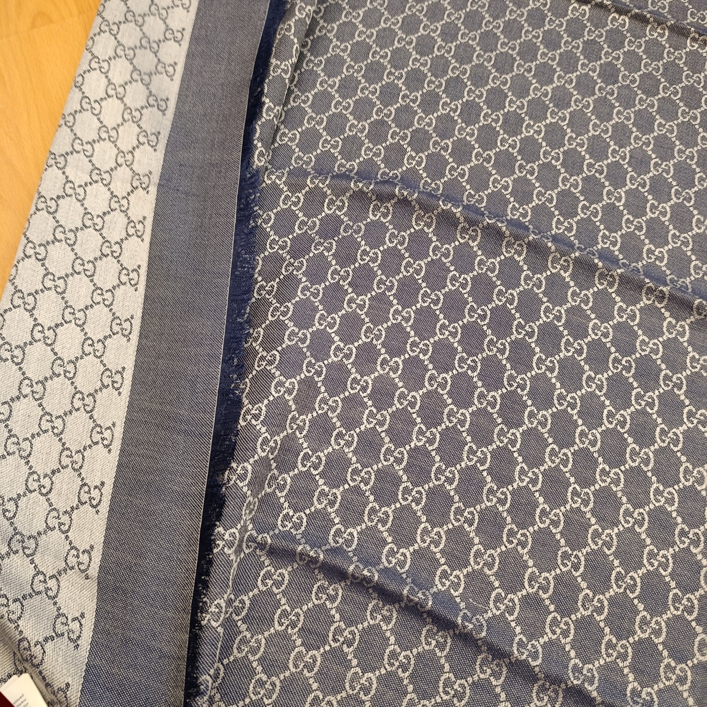 Sciarpa Gucci effetto denim