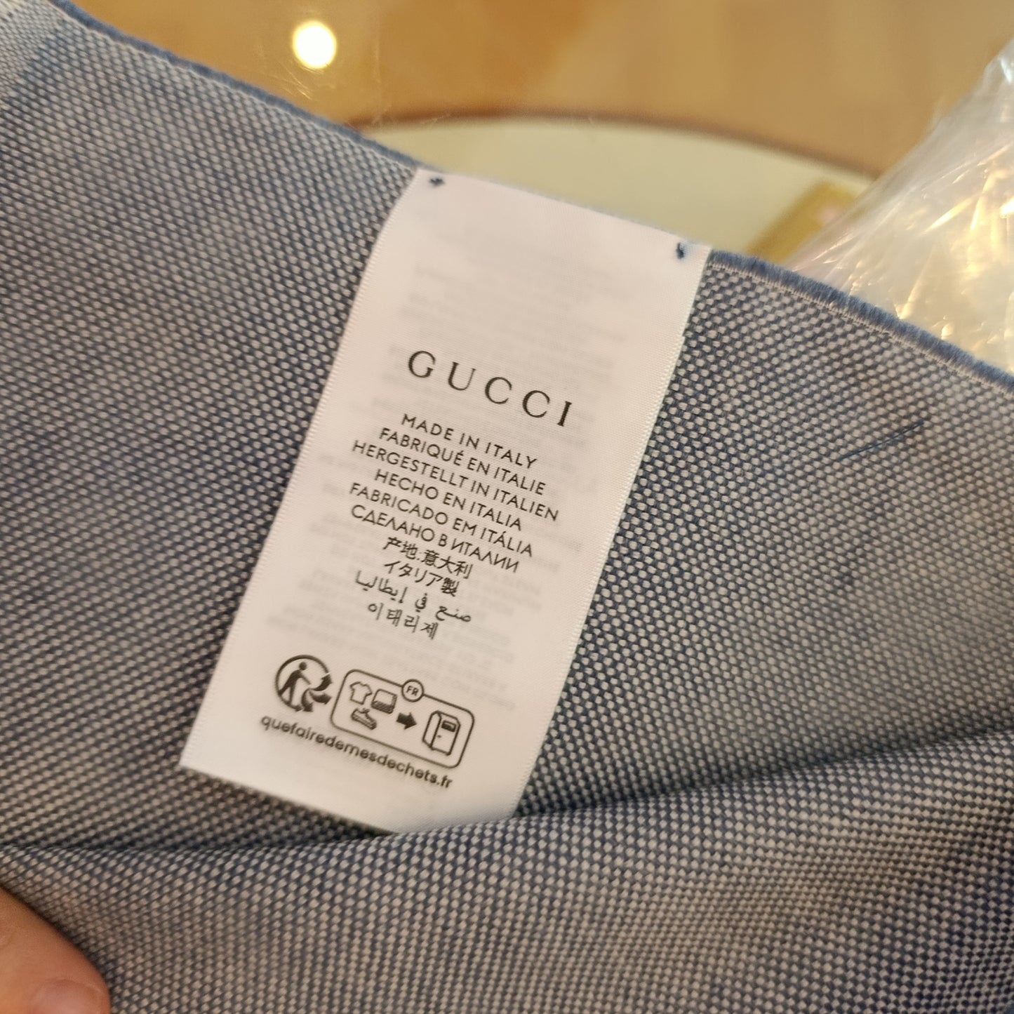 Stola Gucci turchese