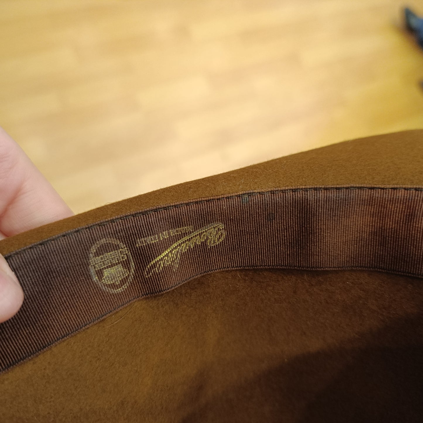 Borsalino marrone unisex