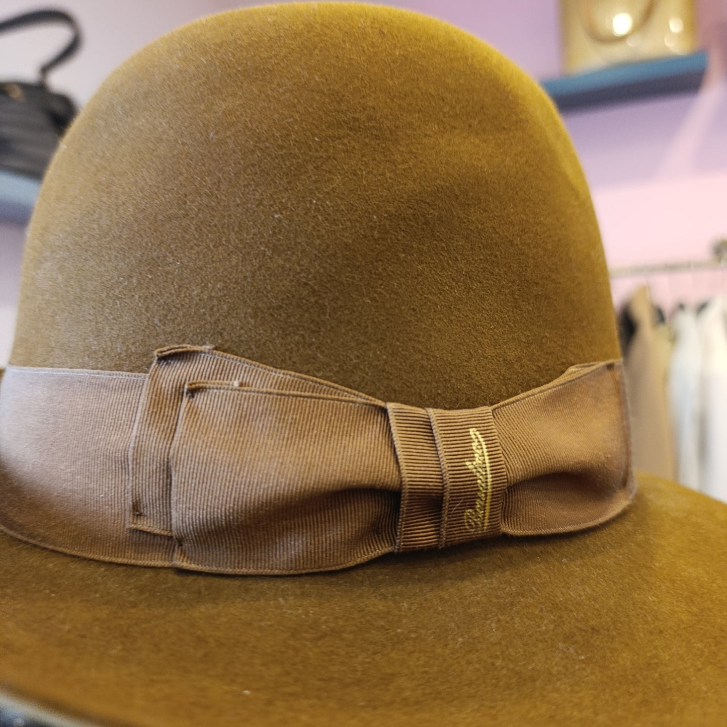 Borsalino marrone unisex