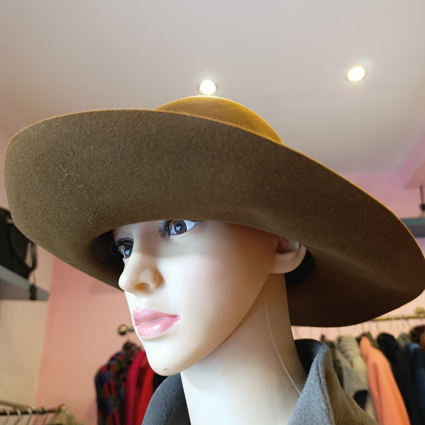 Borsalino marrone unisex