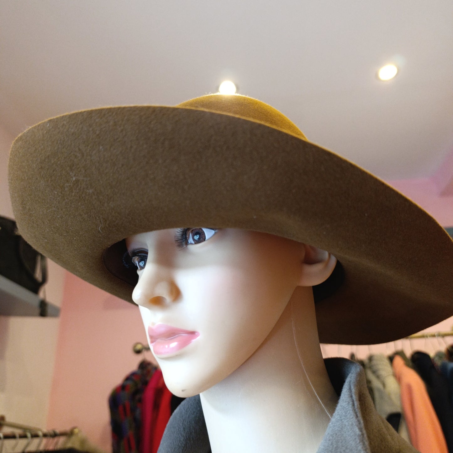 Borsalino marrone unisex