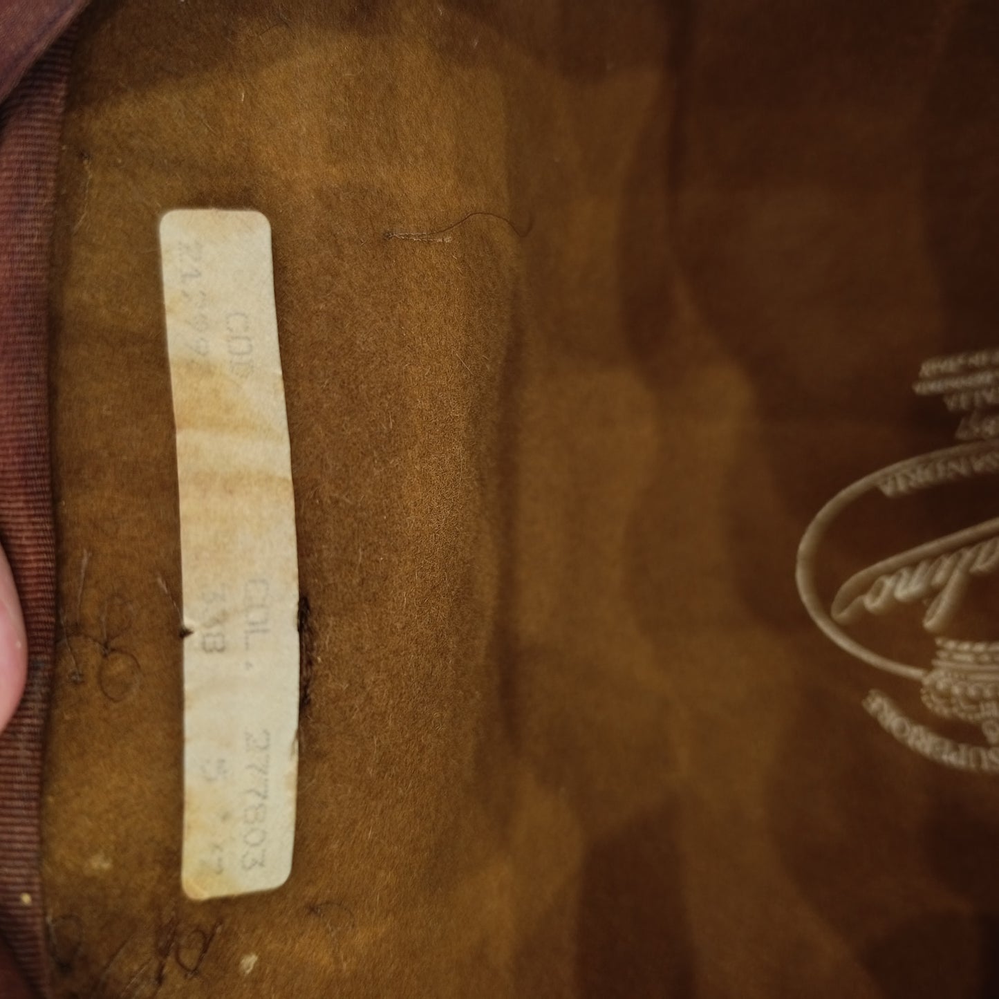 Borsalino marrone unisex