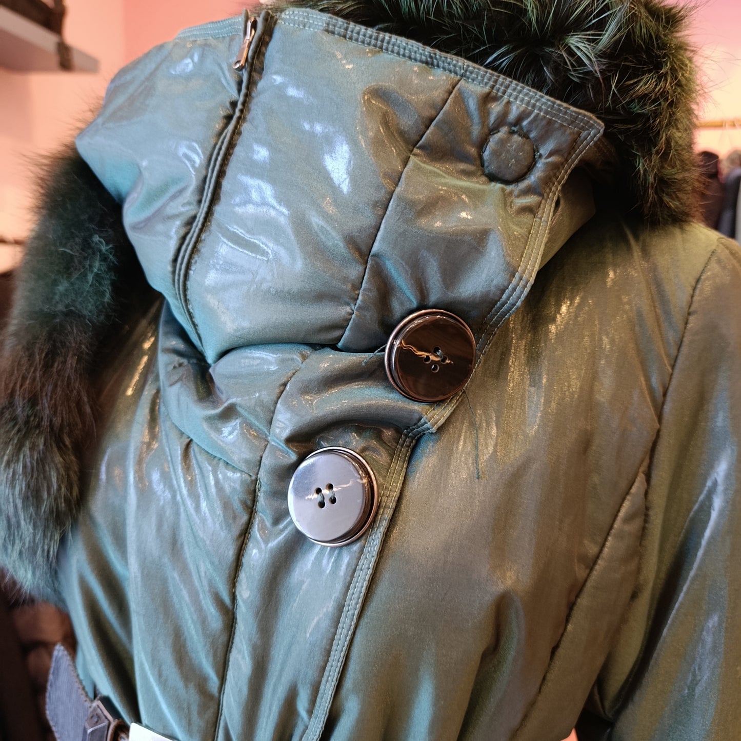 Piumino verde Foce tg 44