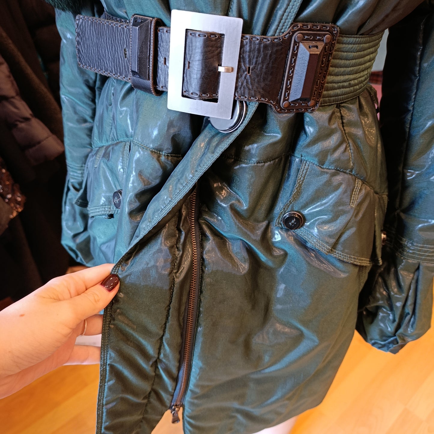 Piumino verde Foce tg 44