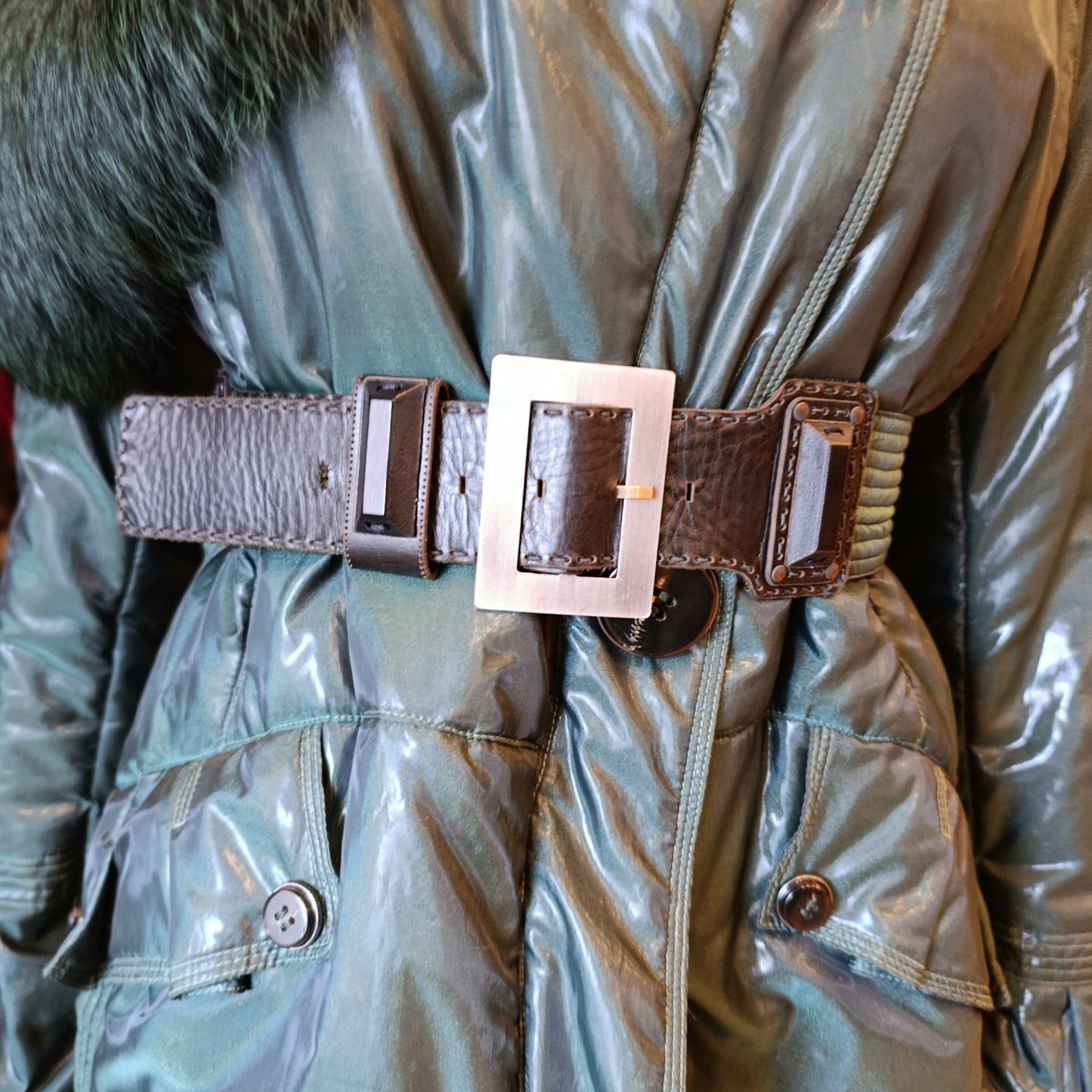 Piumino verde Foce tg 44