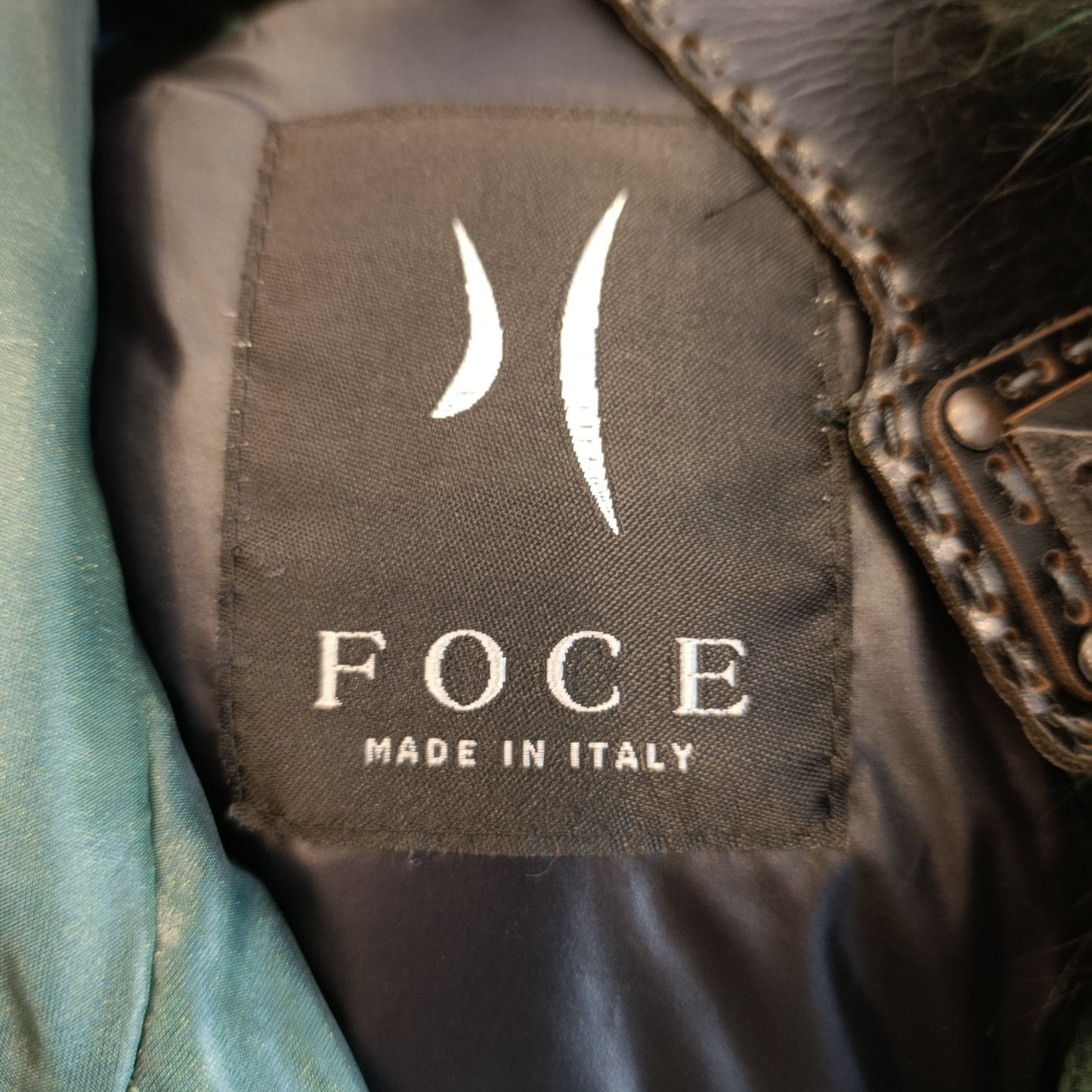 Piumino verde Foce tg 44