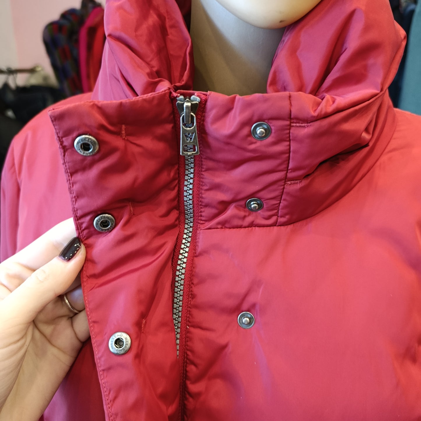 Piumino rosso MaxMara tg 44