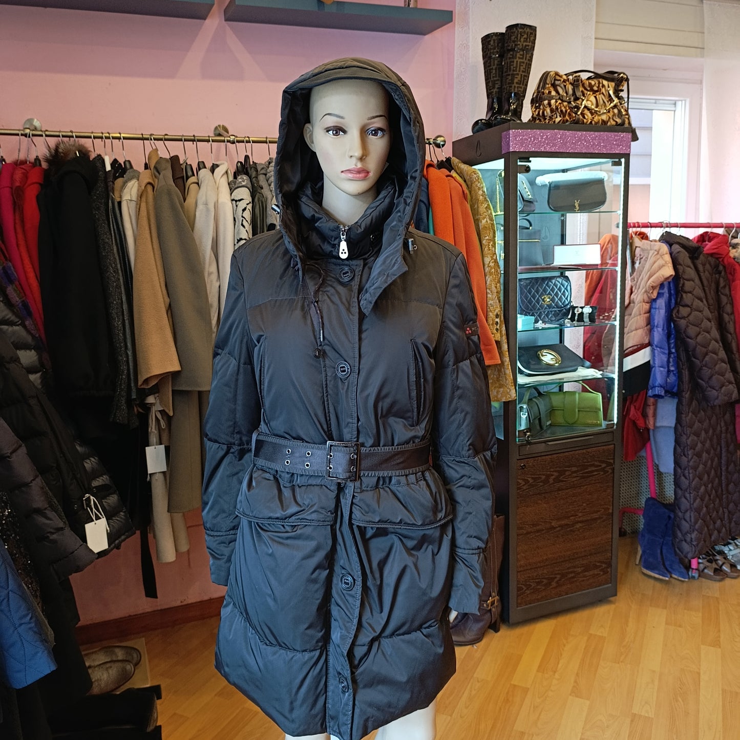 Piumino cioccolato Peuterey tg 46