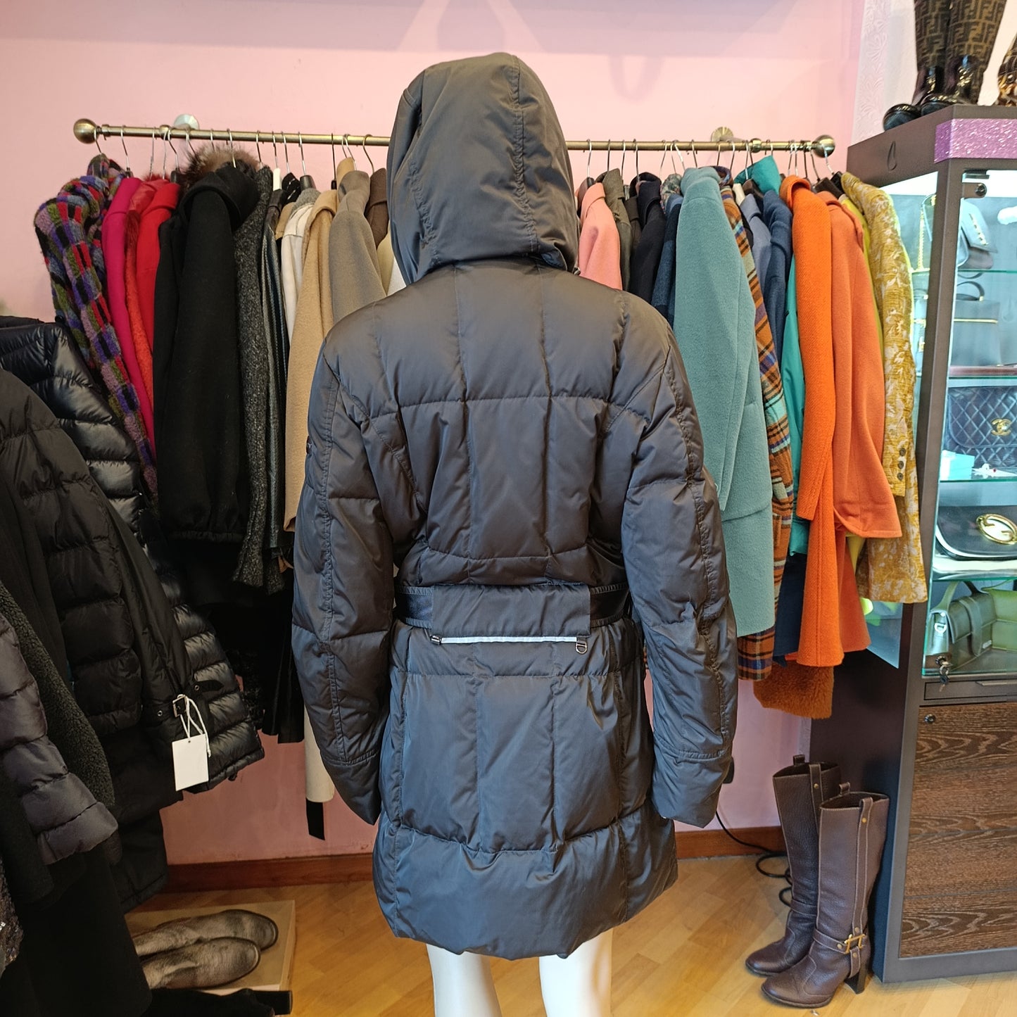 Piumino cioccolato Peuterey tg 46