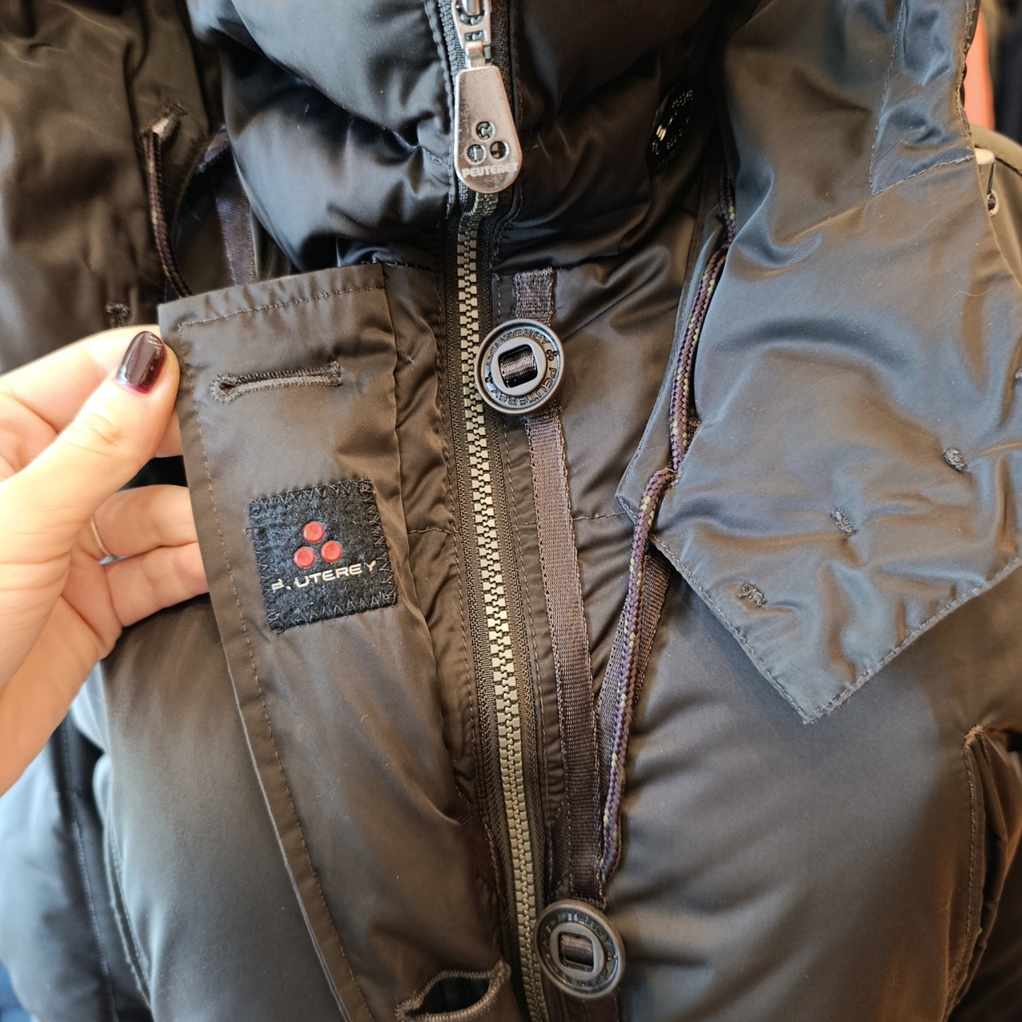 Piumino cioccolato Peuterey tg 46