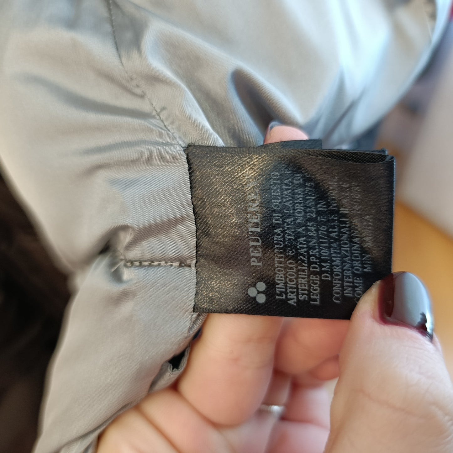 Piumino cioccolato Peuterey tg 46