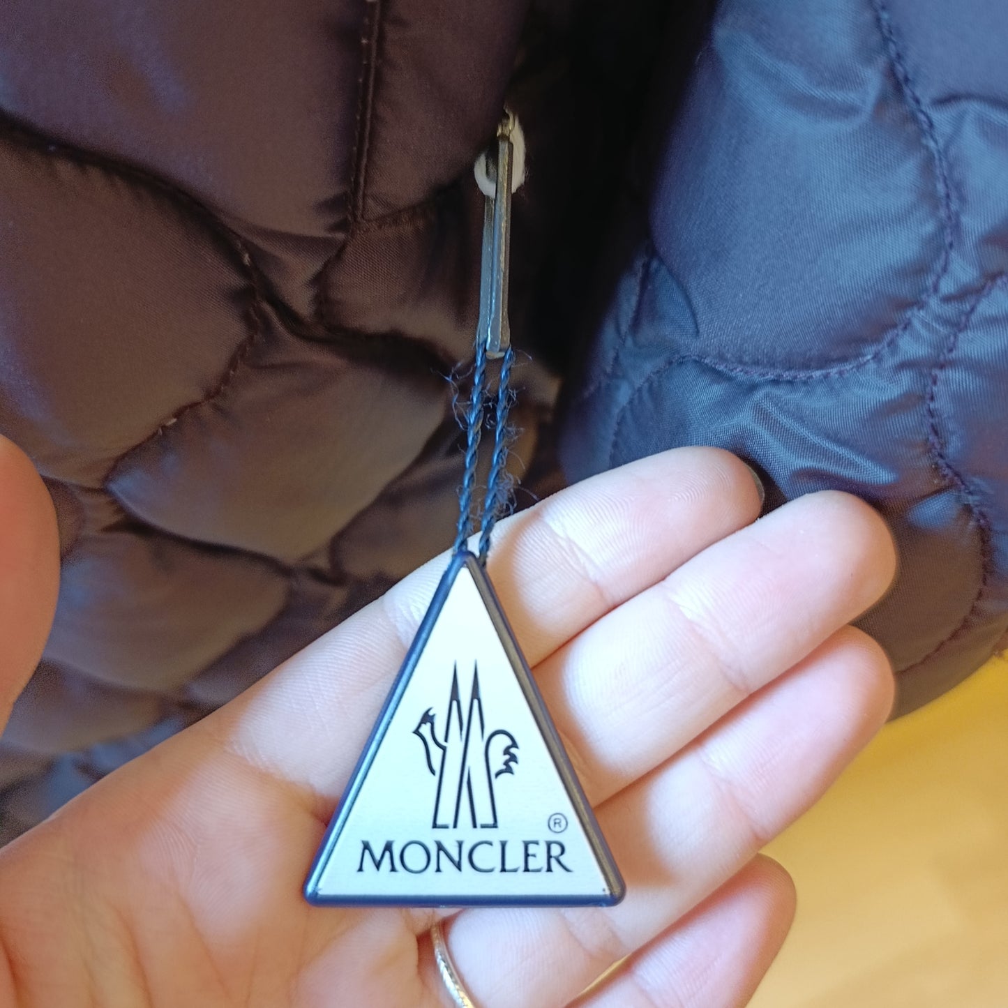 Moncler vintage cioccolato tg 1 abbondante