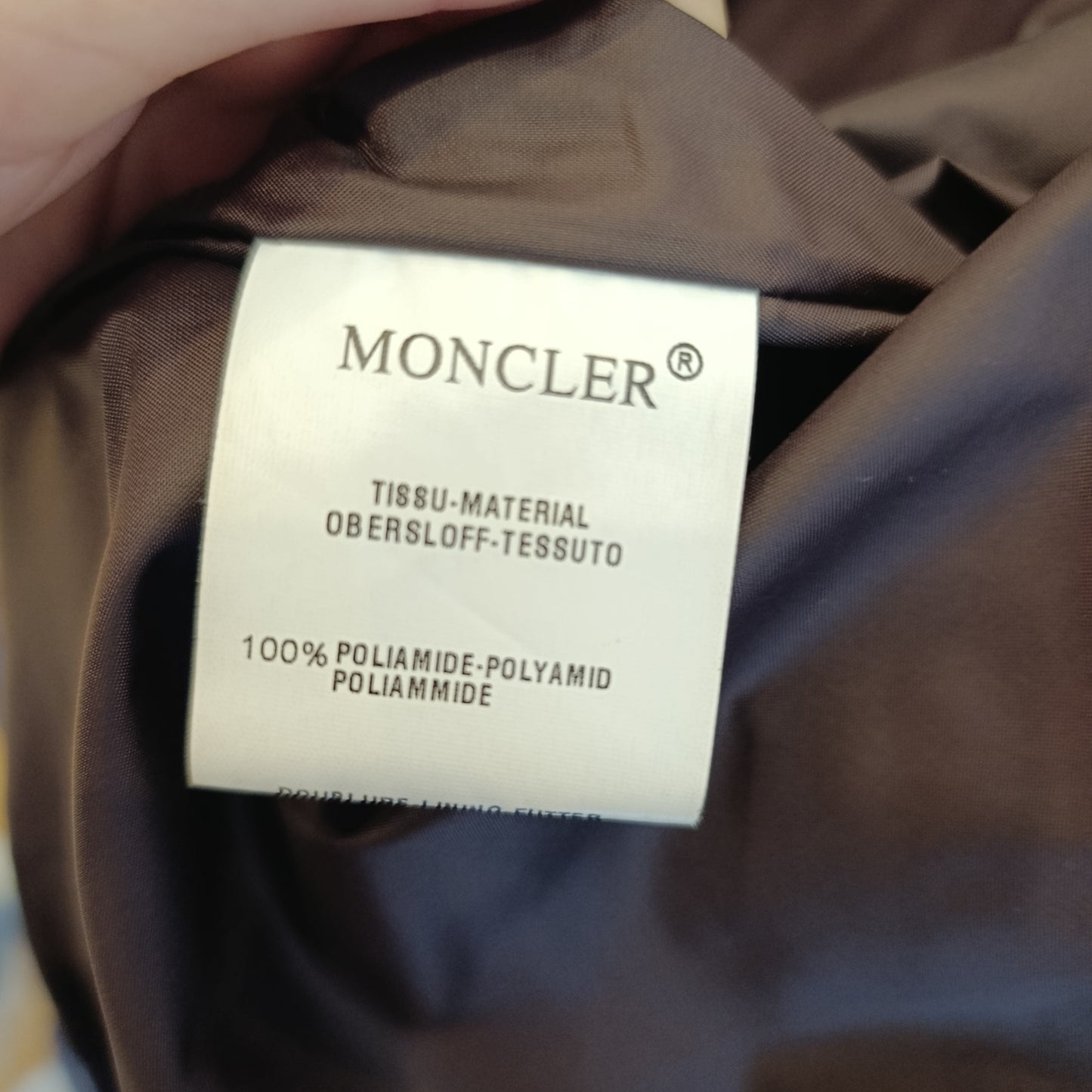 Moncler vintage cioccolato tg 1 abbondante