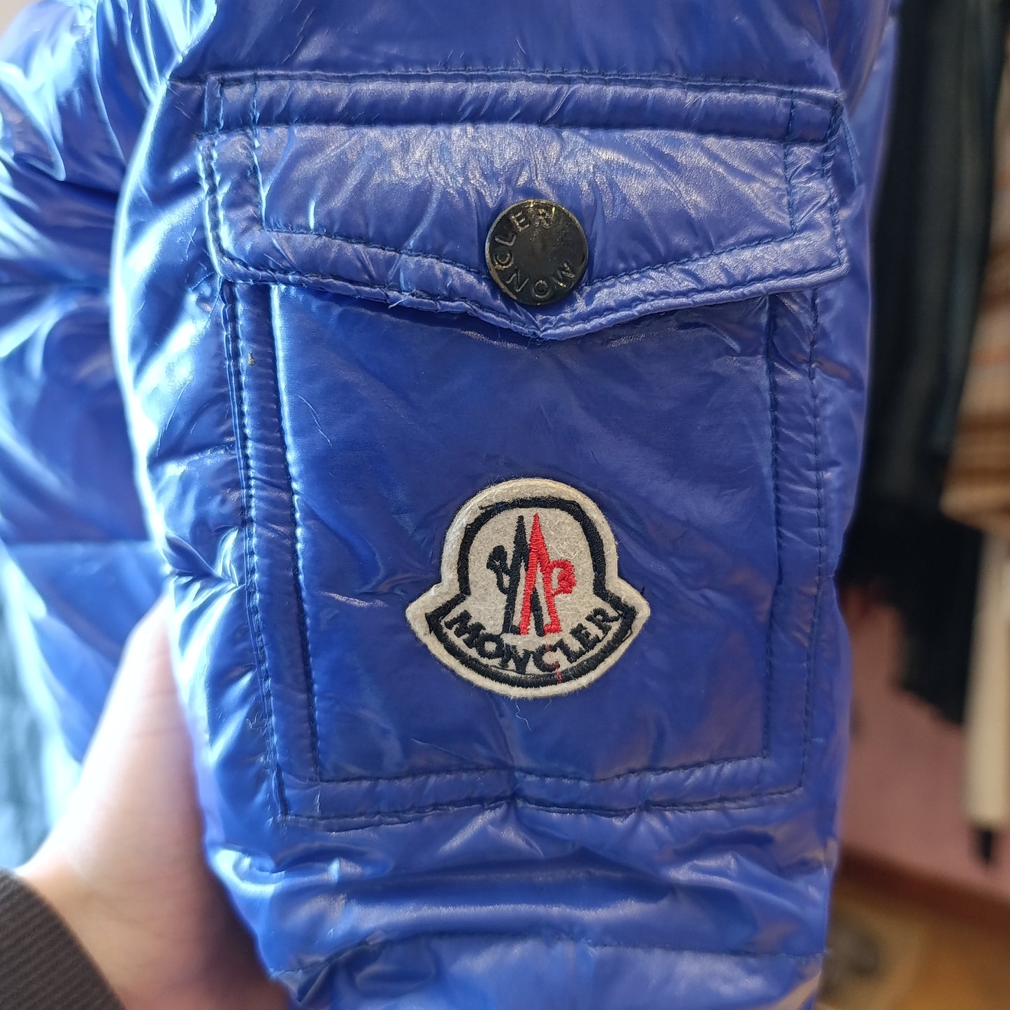 Moncler blu tg 1
