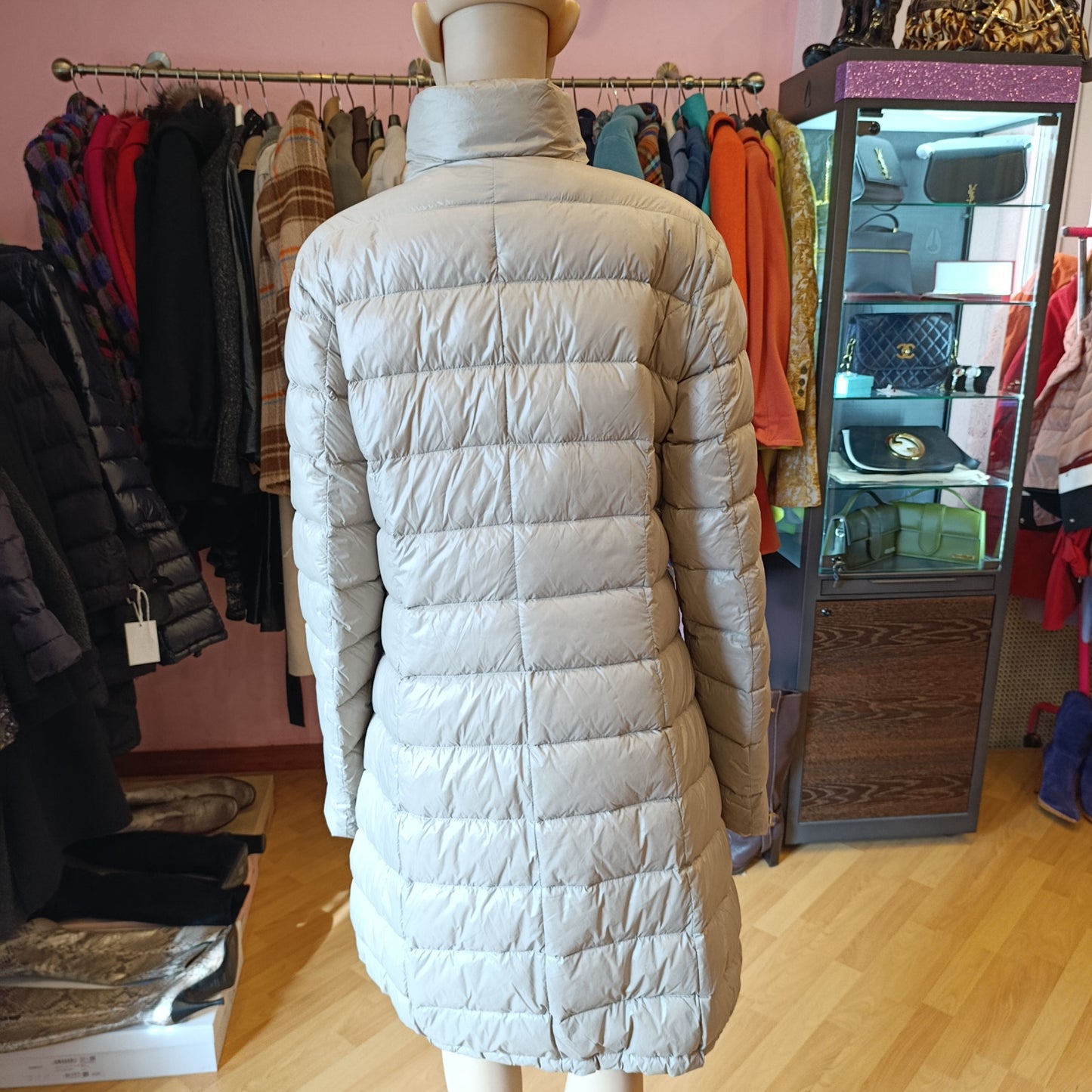 Piumino beige Roberto Cavalli tg 48